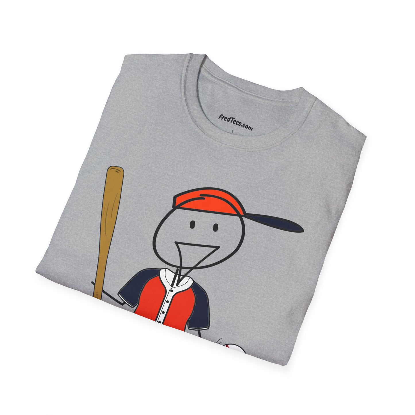 FRED is ready to PLAY BALL! His forever motto - HAVE FUN, PLAY HARD, DON’T QUIT! Orange & Navy