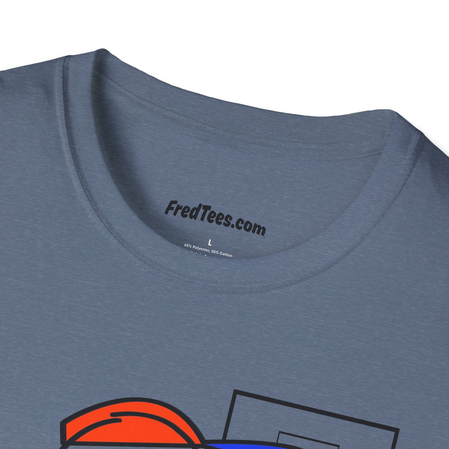 FRED is ready for the court! His forever motto - HAVE FUN, PLAY HARD, DON’T QUIT! Orange & Royal