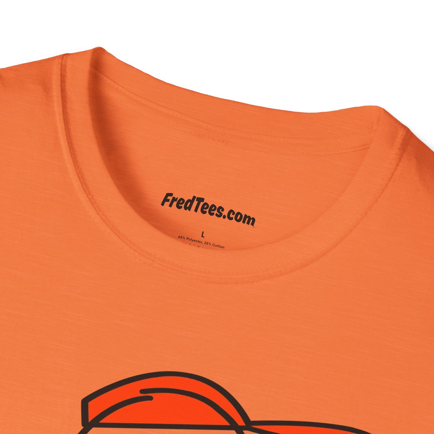 FRED is ready to PLAY BALL! His forever motto - HAVE FUN, PLAY HARD, DON’T QUIT! Orange & Black Pinstripe