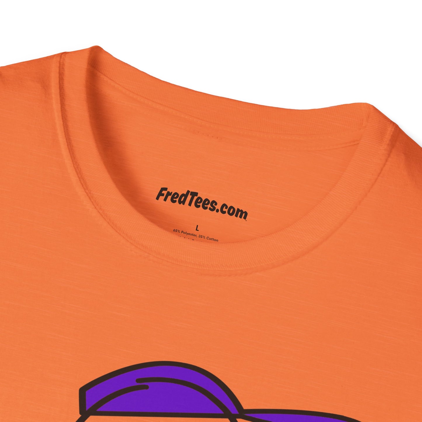 FRED is ready to PLAY BALL! His forever motto - HAVE FUN, PLAY HARD, DON’T QUIT! Purple Pinstripe