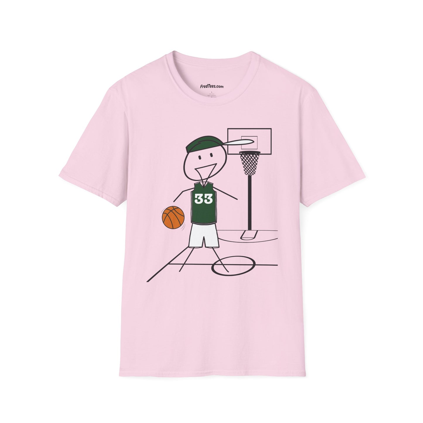FRED is ready for the court! His forever motto - HAVE FUN, PLAY HARD, DON’T QUIT! Forest & White