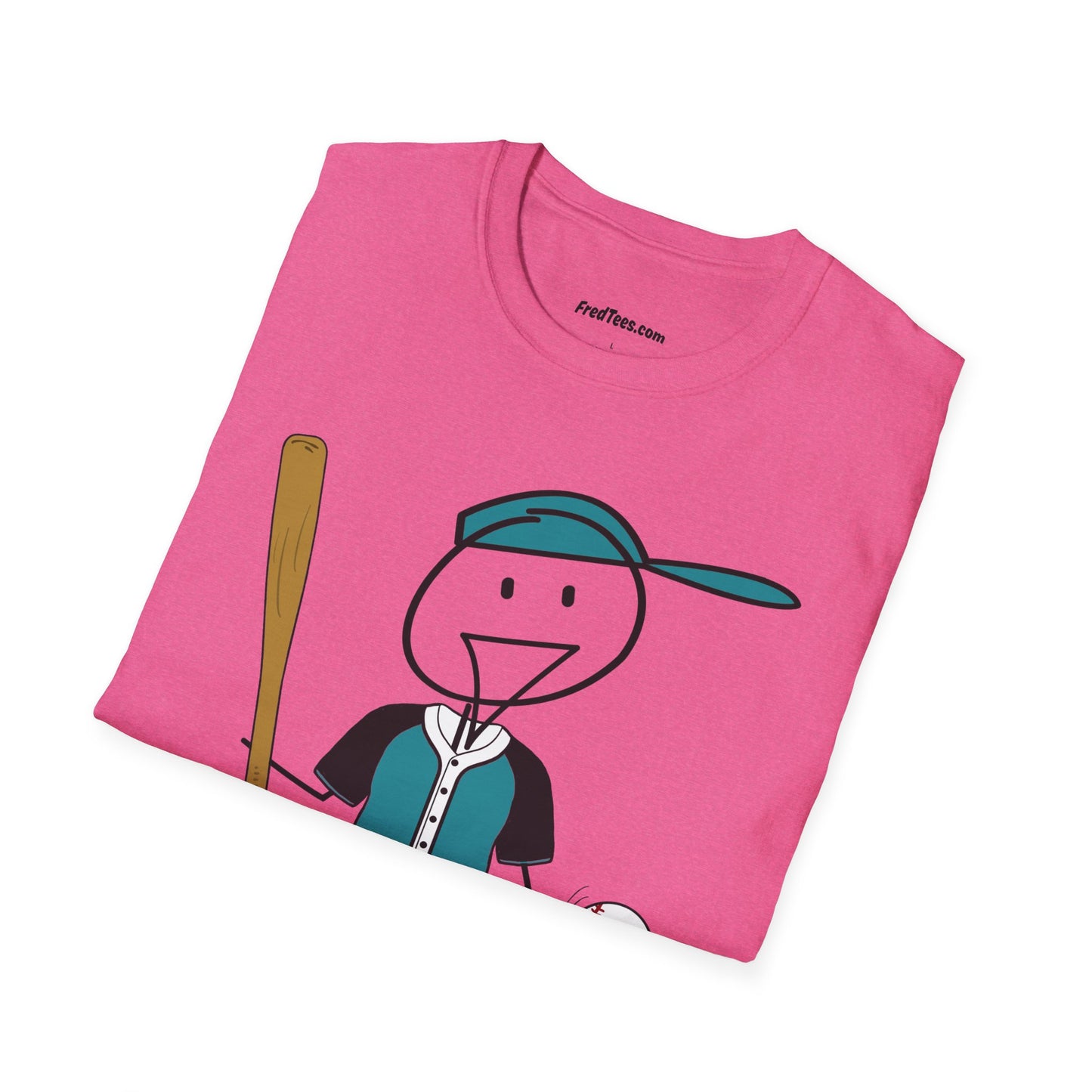 FRED is ready to PLAY BALL! His forever motto - HAVE FUN, PLAY HARD, DON’T QUIT! Teal & Black