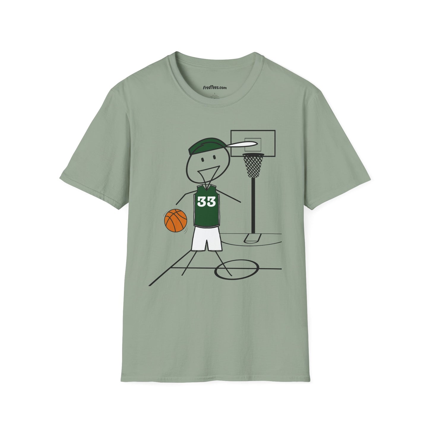 FRED is ready for the court! His forever motto - HAVE FUN, PLAY HARD, DON’T QUIT! Forest & White