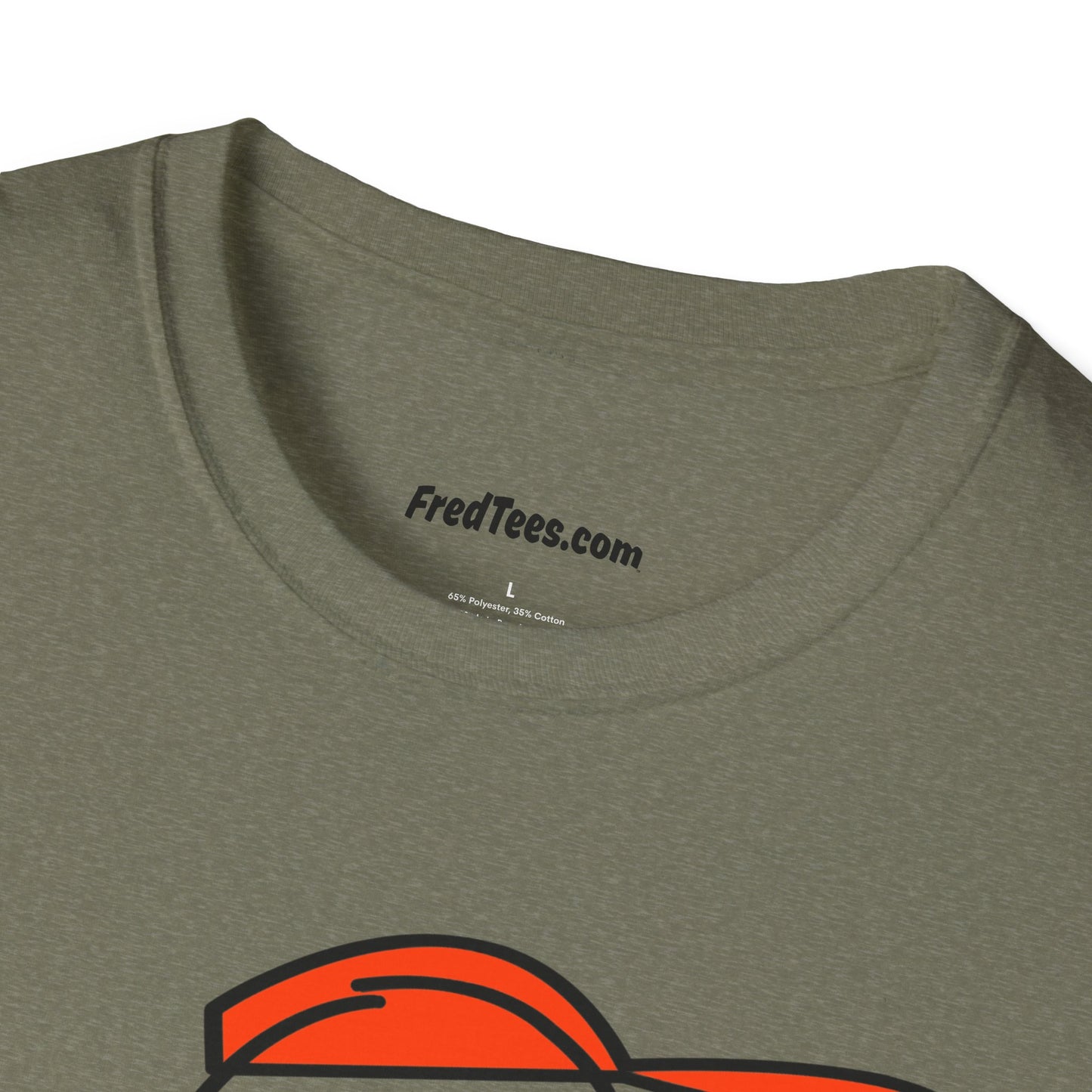 FRED is ready to PLAY BALL! His forever motto - HAVE FUN, PLAY HARD, DON’T QUIT! Orange & Black Pinstripe