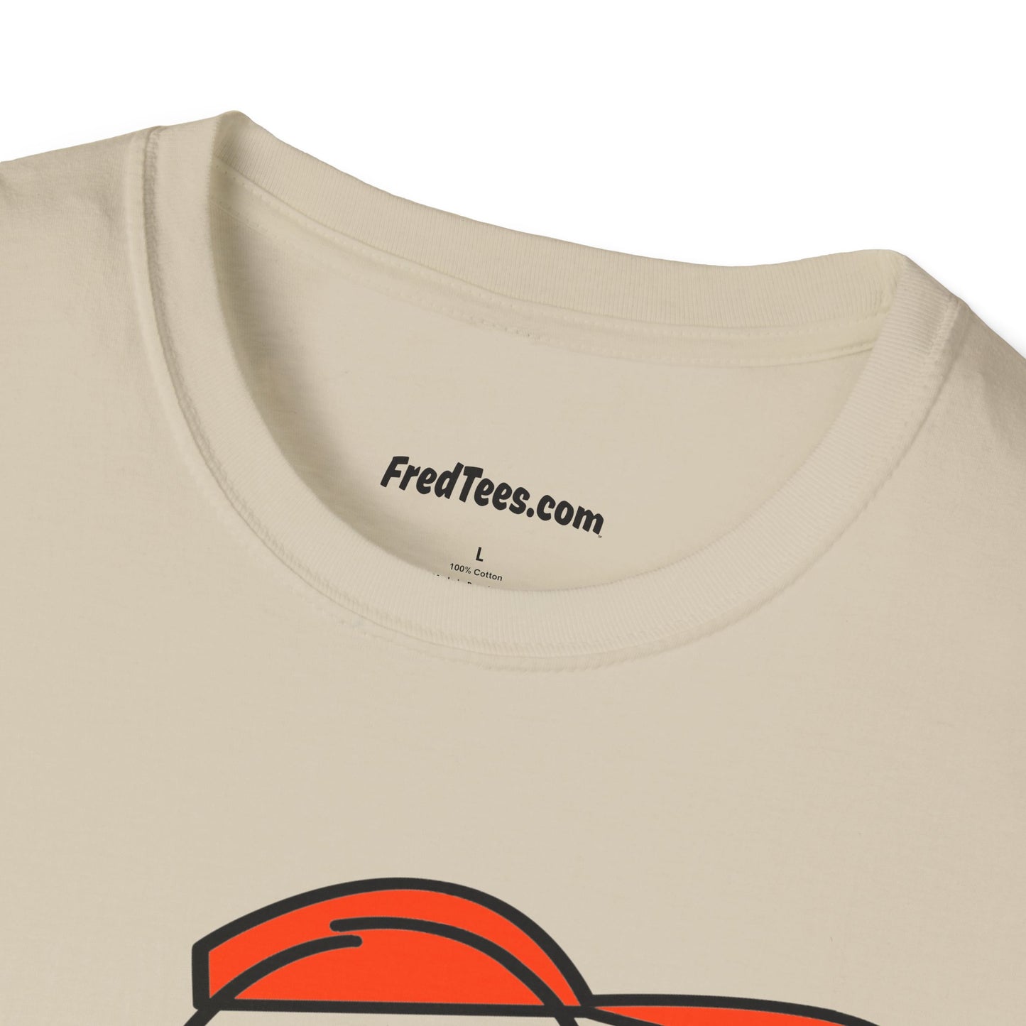 FRED is ready to PLAY BALL! His forever motto - HAVE FUN, PLAY HARD, DON’T QUIT! Orange & Black Pinstripe