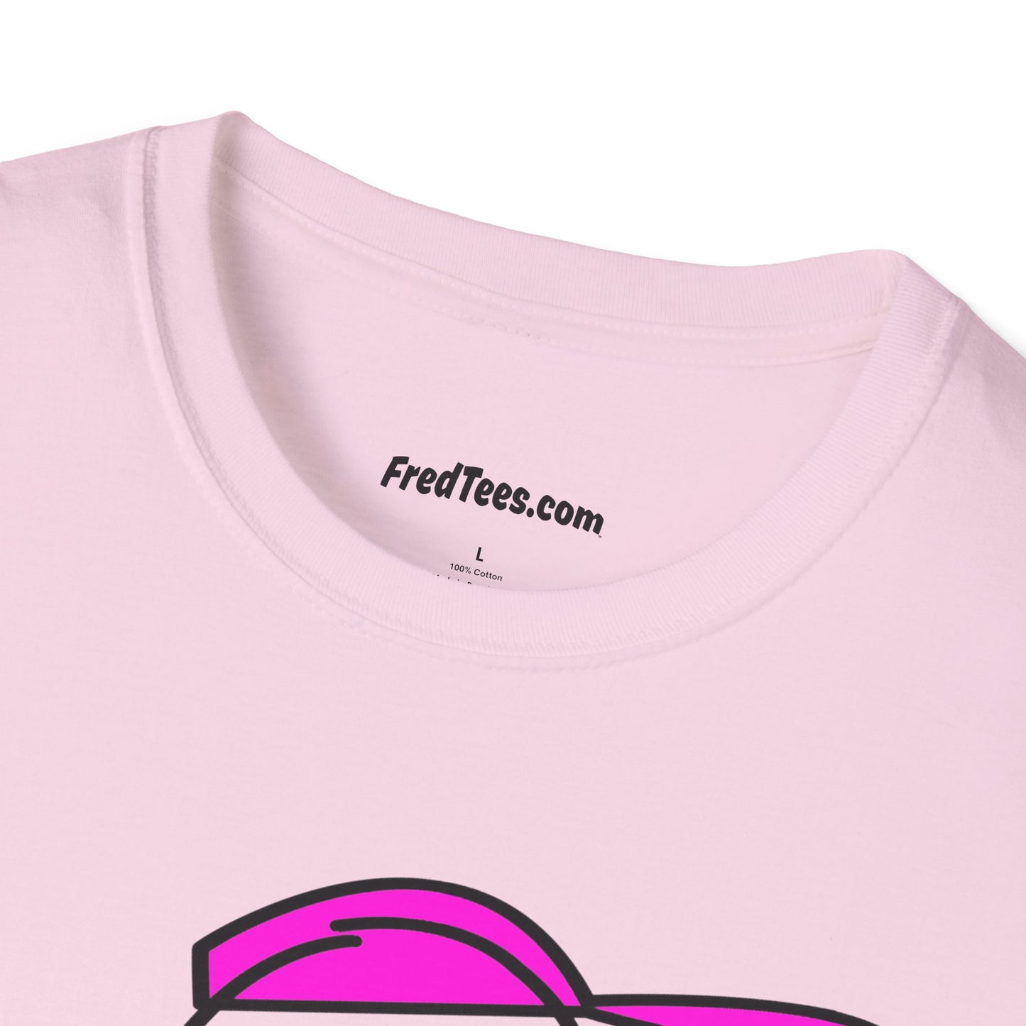 FRED is ready to PLAY BALL! His forever motto - HAVE FUN, PLAY HARD, DON’T QUIT! Hot Pink Pinstripe
