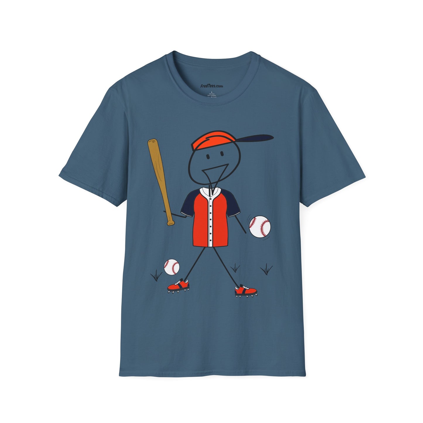 FRED is ready to PLAY BALL! His forever motto - HAVE FUN, PLAY HARD, DON’T QUIT! Orange & Navy