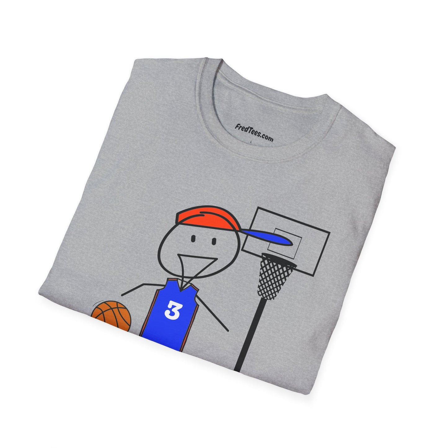 FRED is ready for the court! His forever motto - HAVE FUN, PLAY HARD, DON’T QUIT! More. Orange & Royal