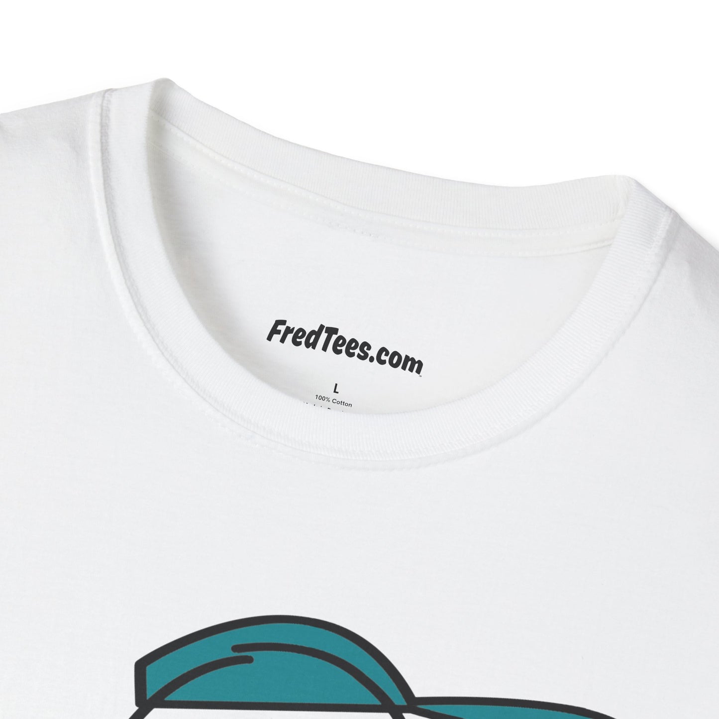 FRED is ready to PLAY BALL! His forever motto - HAVE FUN, PLAY HARD, DON’T QUIT! Teal & Black Pinstripe