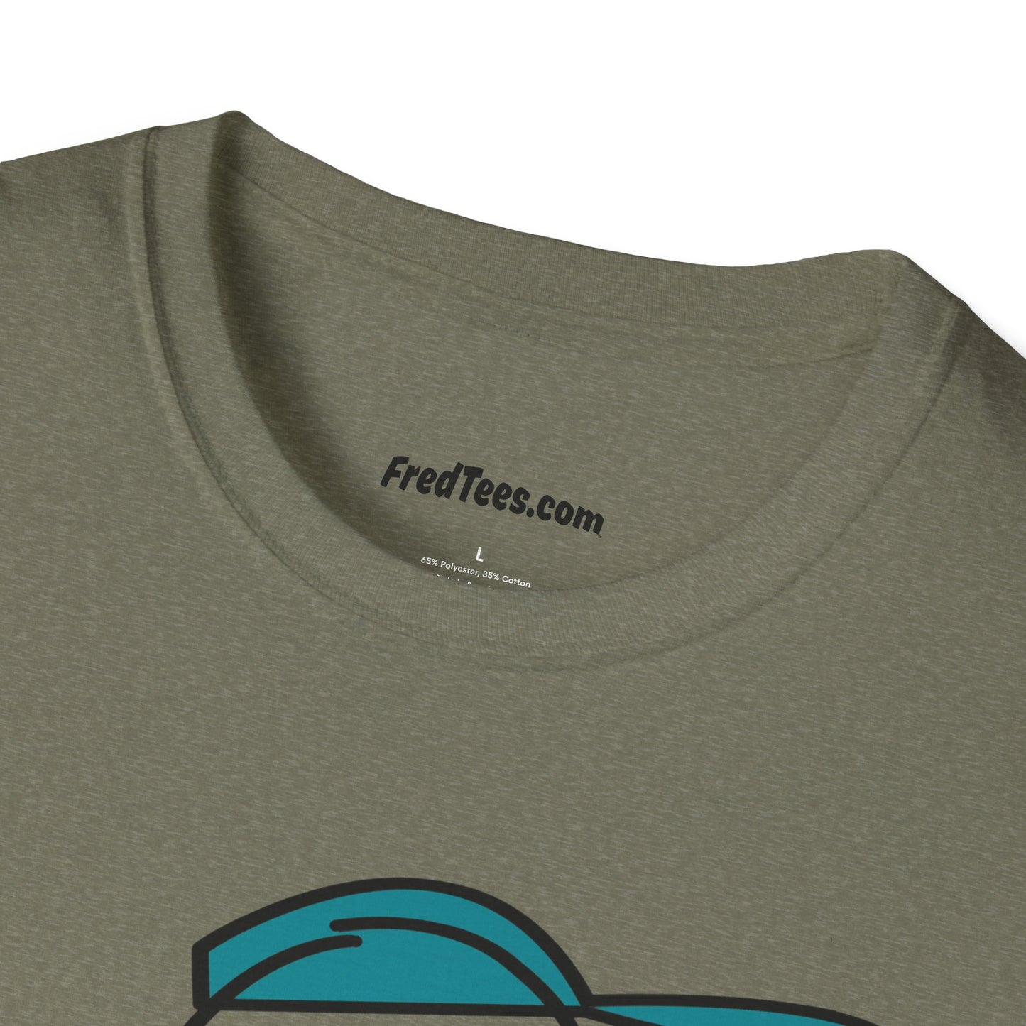 FRED is ready to PLAY BALL! His forever motto - HAVE FUN, PLAY HARD, DON’T QUIT! Teal & Black Pinstripe