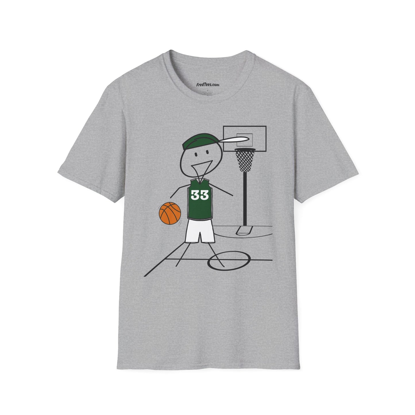FRED is ready for the court! His forever motto - HAVE FUN, PLAY HARD, DON’T QUIT! Forest & White