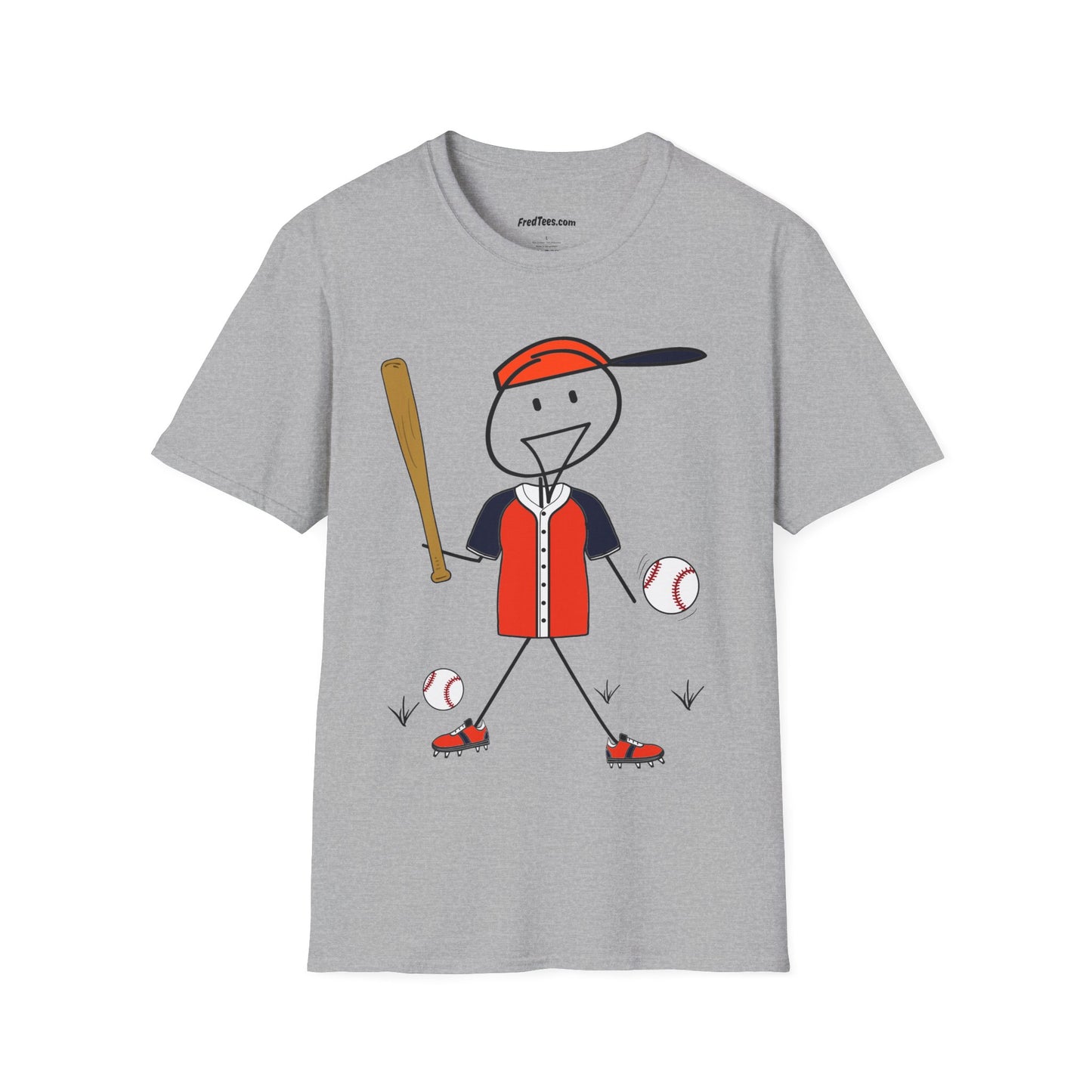 FRED is ready to PLAY BALL! His forever motto - HAVE FUN, PLAY HARD, DON’T QUIT! Orange & Navy