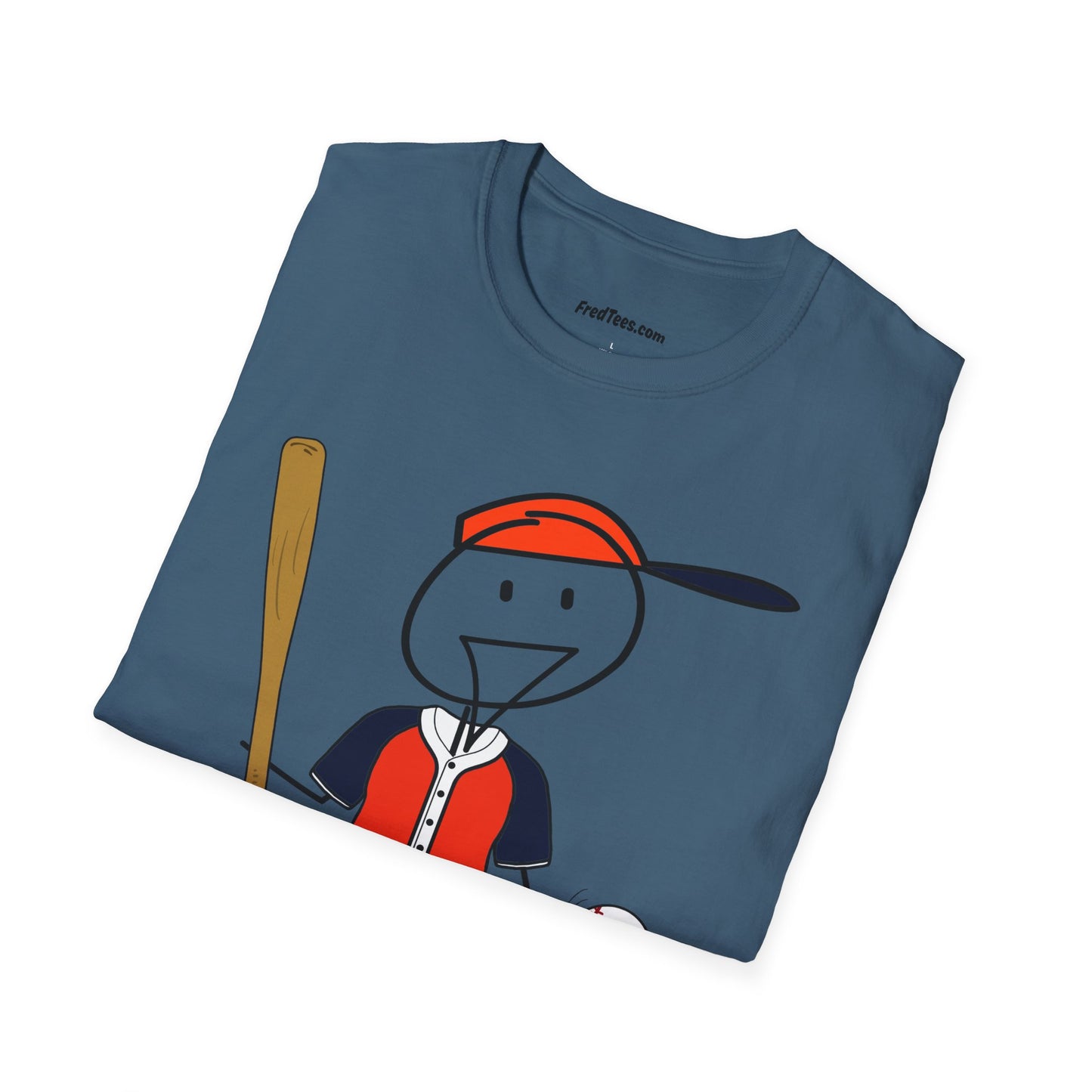 FRED is ready to PLAY BALL! His forever motto - HAVE FUN, PLAY HARD, DON’T QUIT! Orange & Navy