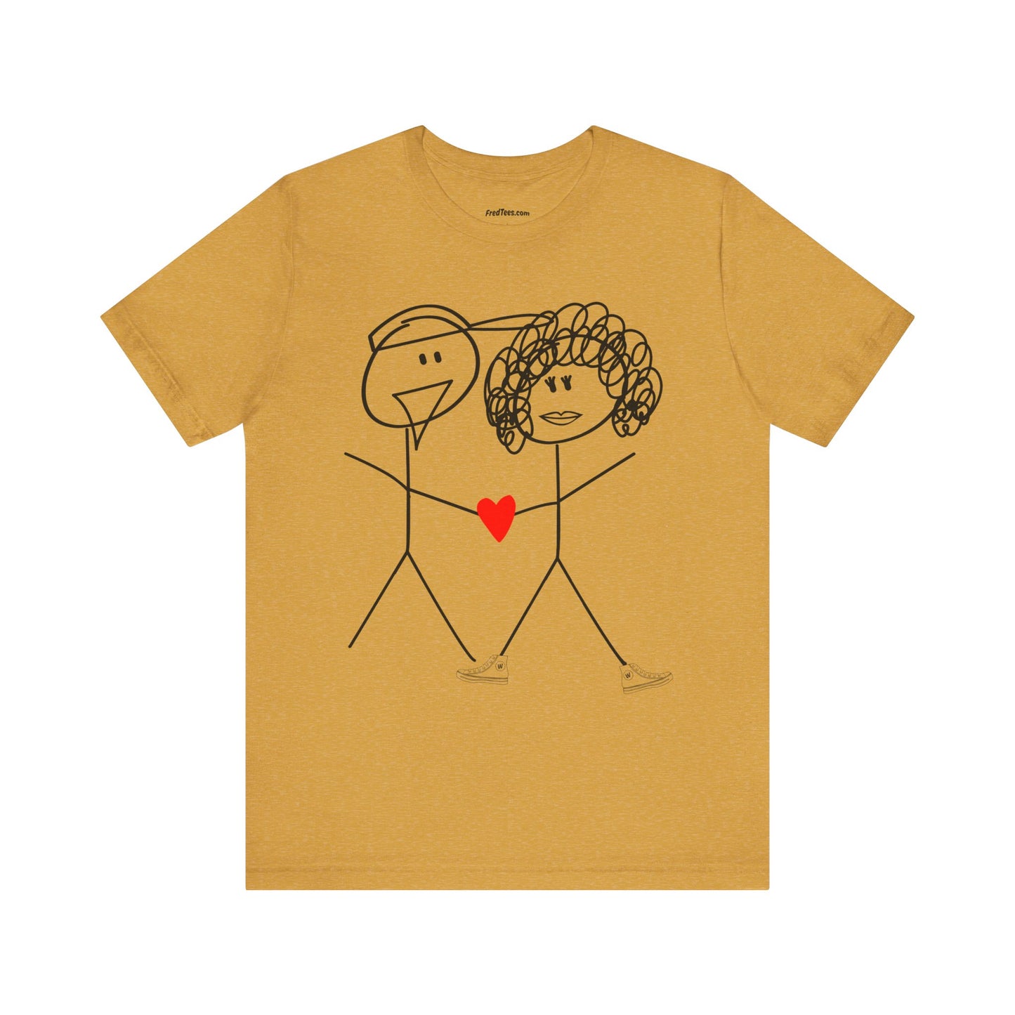 FRED and WENDI - the anniversary celebration shirt! LOVE is in the air! Bella+Canvas version