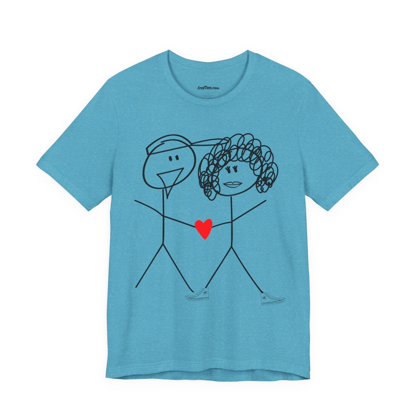 FRED and WENDI - the anniversary celebration shirt! LOVE is in the air! Bella+Canvas version