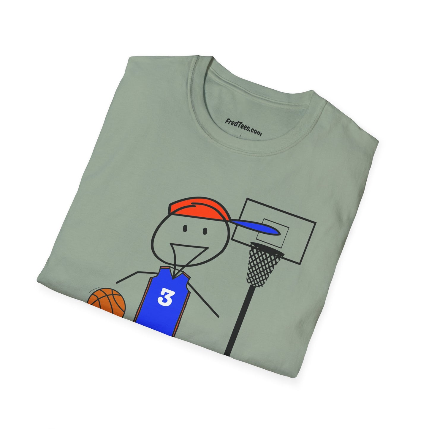FRED is ready for the court! His forever motto - HAVE FUN, PLAY HARD, DON’T QUIT! More. Orange & Royal