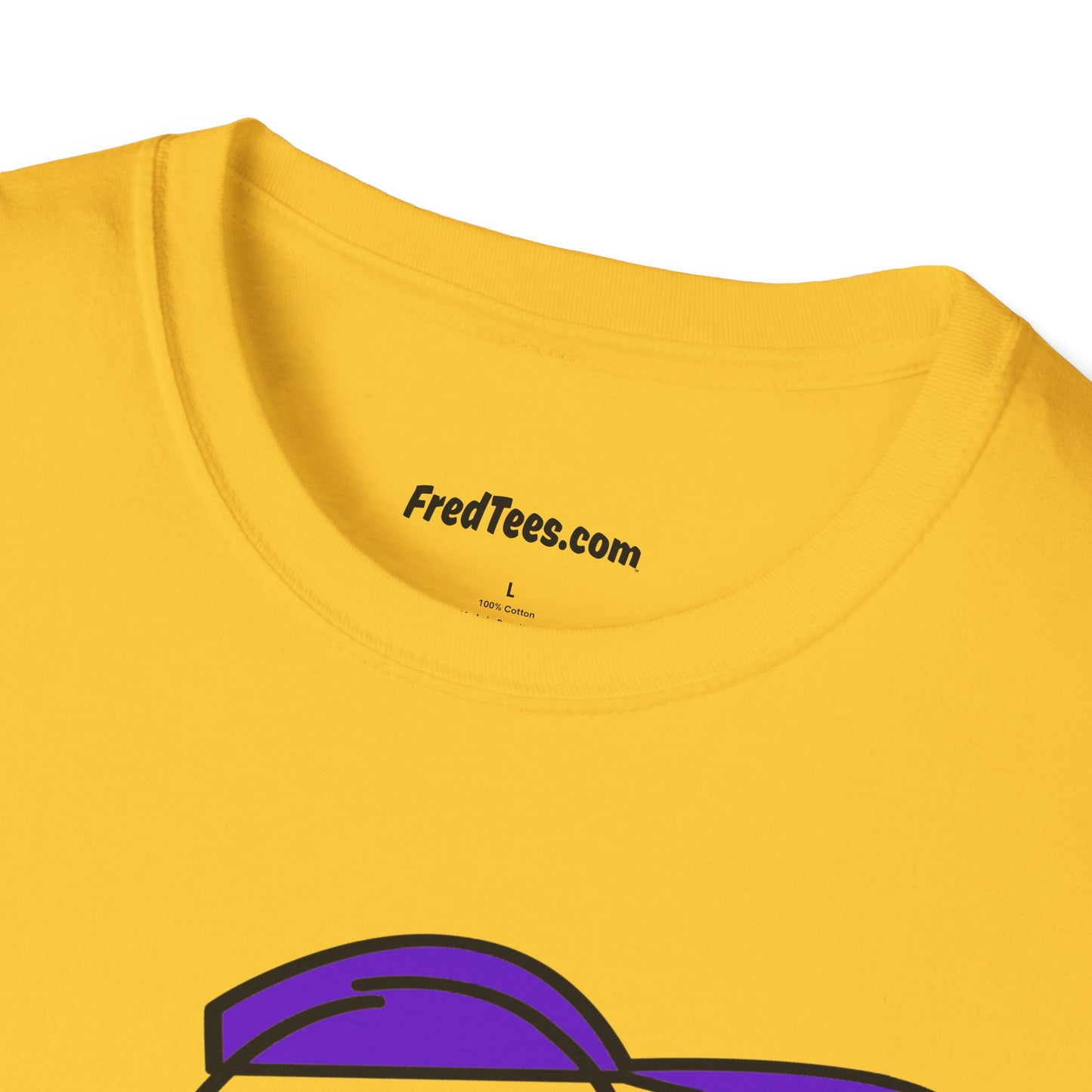 FRED is ready to PLAY BALL! His forever motto - HAVE FUN, PLAY HARD, DON’T QUIT! Purple Pinstripe