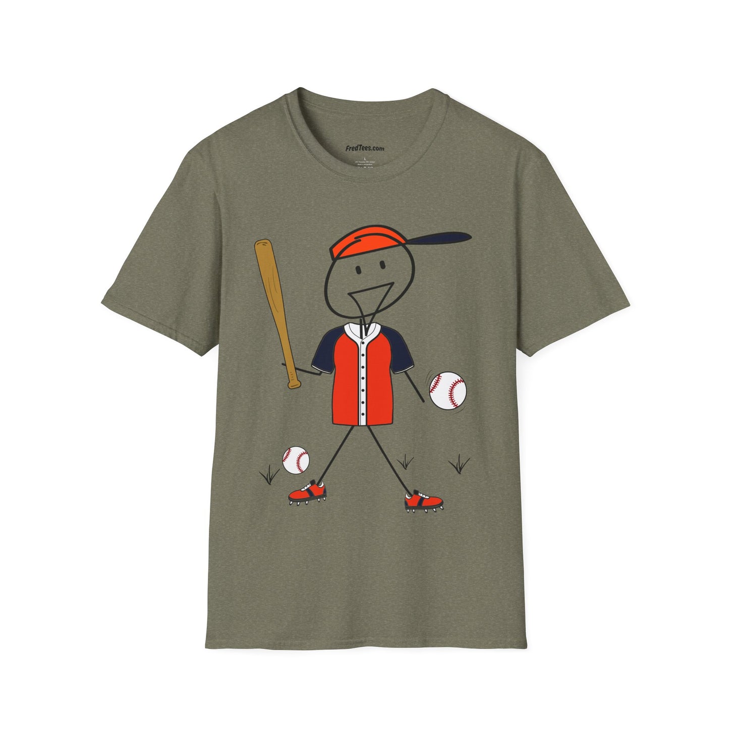 FRED is ready to PLAY BALL! His forever motto - HAVE FUN, PLAY HARD, DON’T QUIT! Orange & Navy