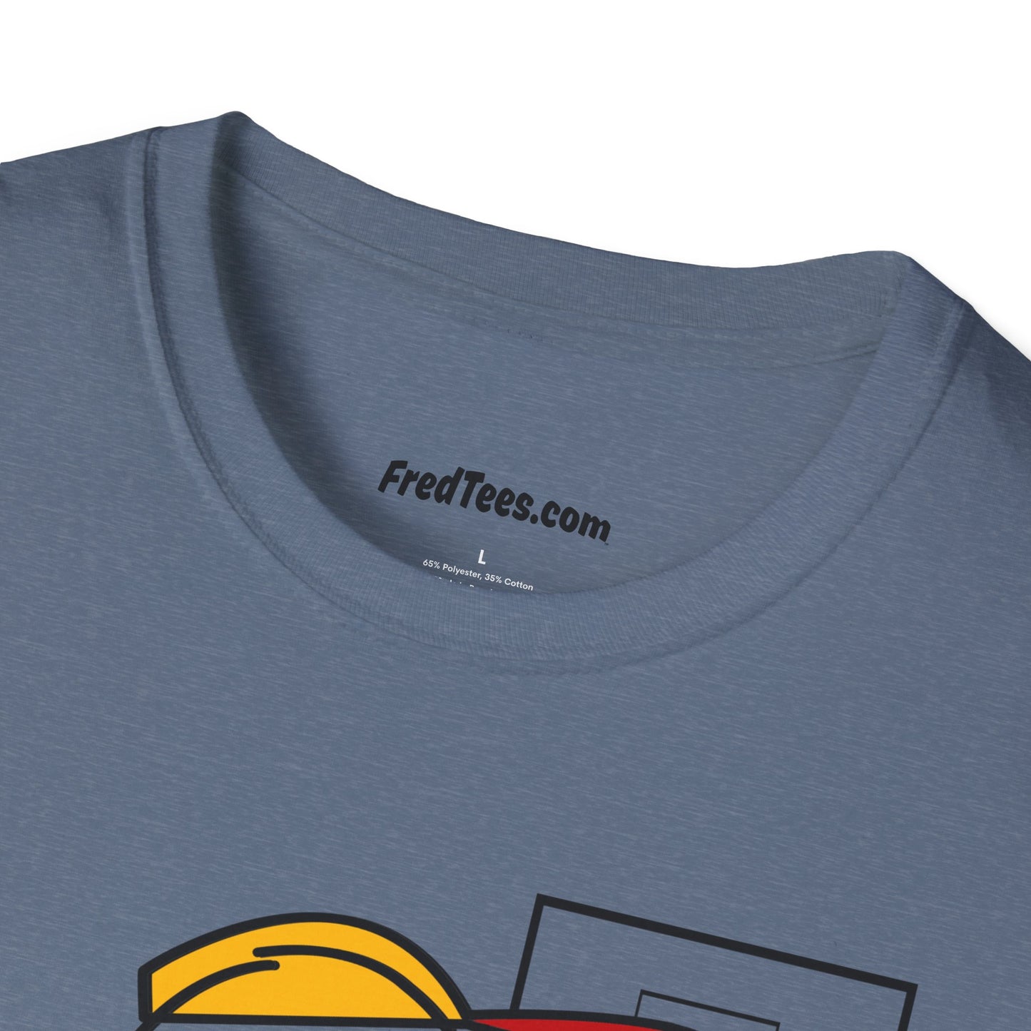 FRED is ready for the court! His forever motto - HAVE FUN, PLAY HARD, DON’T QUIT! Red & Yellow