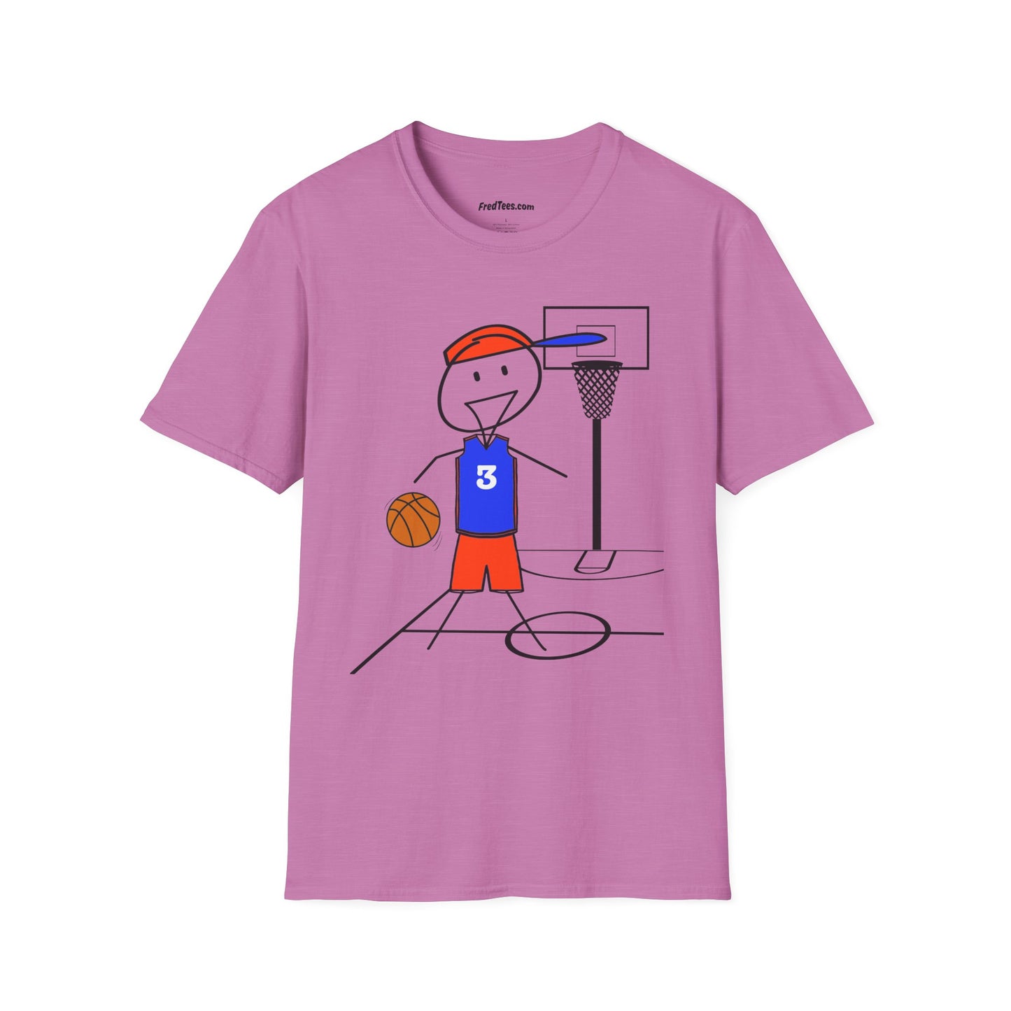 FRED is ready for the court! His forever motto - HAVE FUN, PLAY HARD, DON’T QUIT! More. Orange & Royal