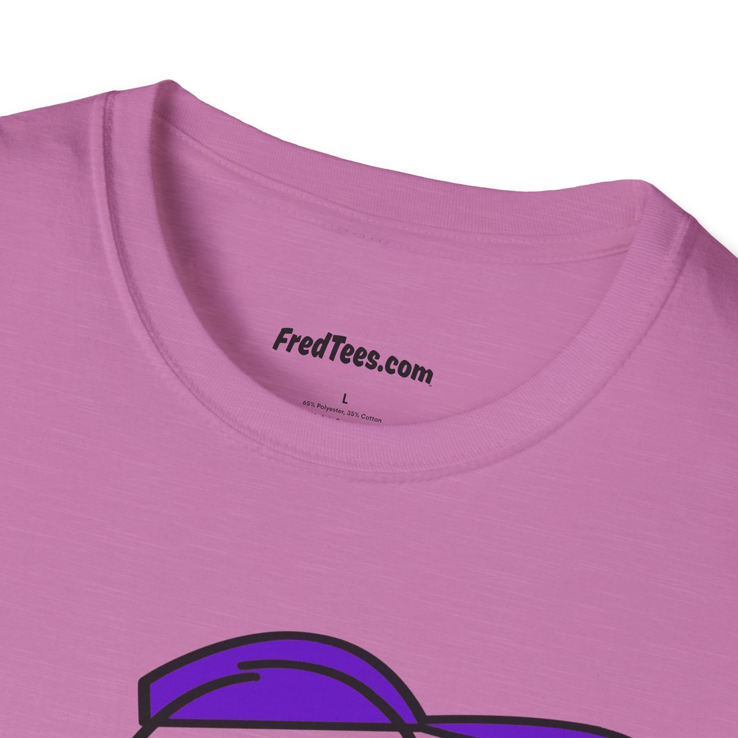 FRED is ready to PLAY BALL! His forever motto - HAVE FUN, PLAY HARD, DON’T QUIT! Purple Pinstripe