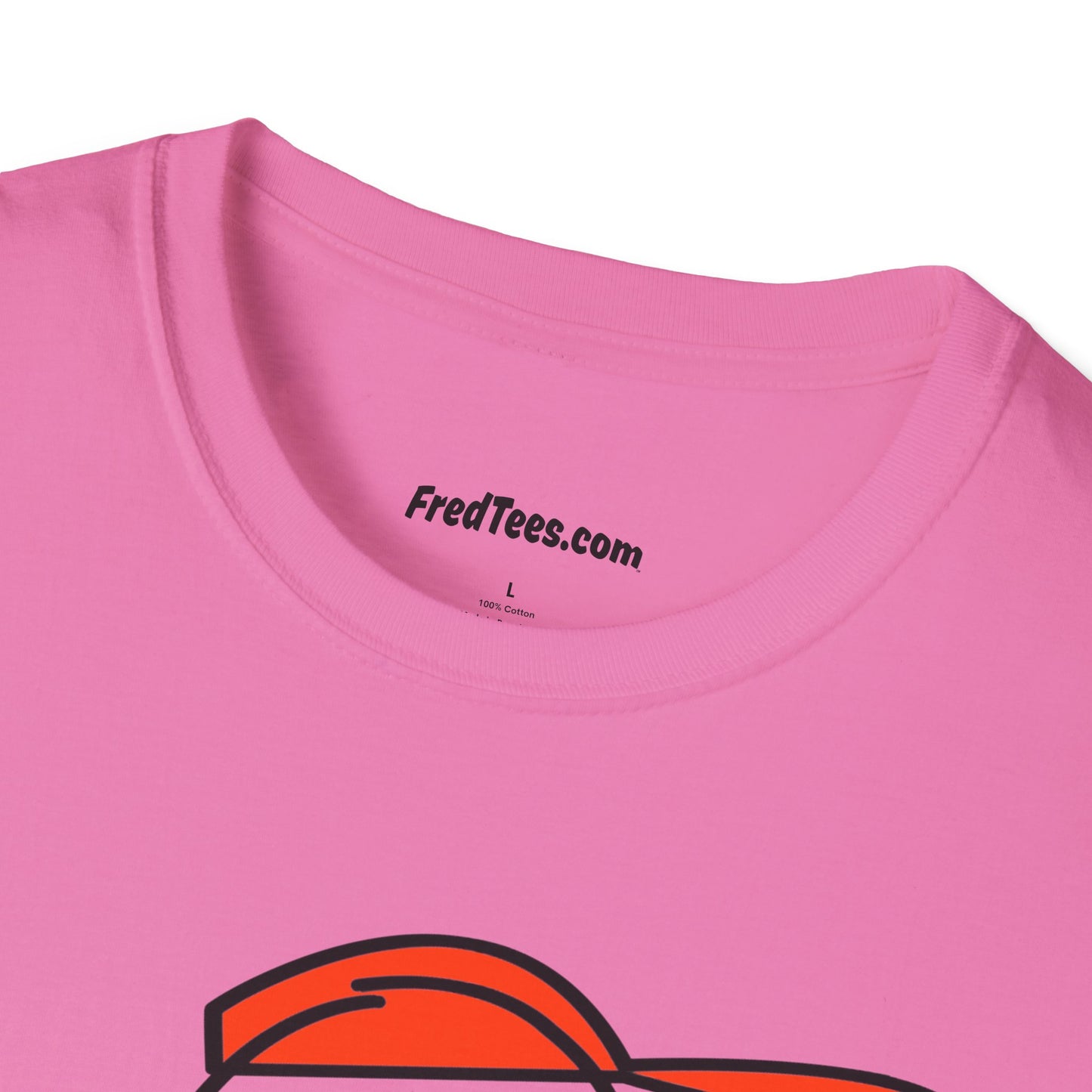 FRED is ready to PLAY BALL! His forever motto - HAVE FUN, PLAY HARD, DON’T QUIT! Orange & Black Pinstripe