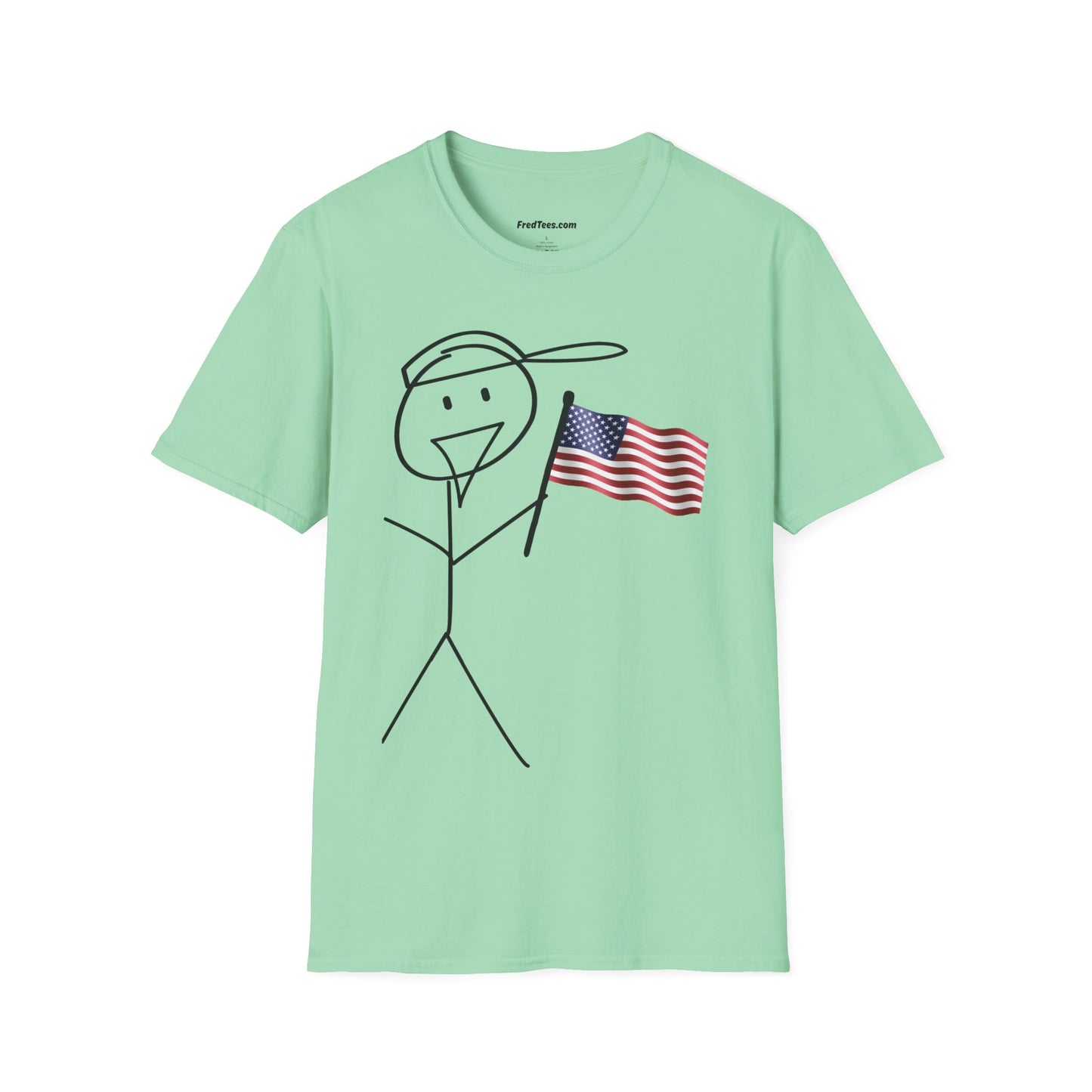 FRED is waving his flag! Celebrate America with FRED!
