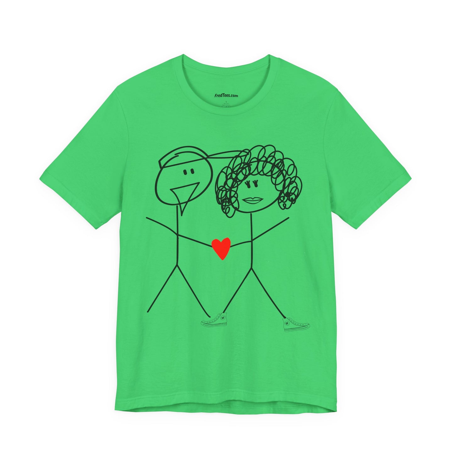 FRED and WENDI - the anniversary celebration shirt! LOVE is in the air! Bella+Canvas version