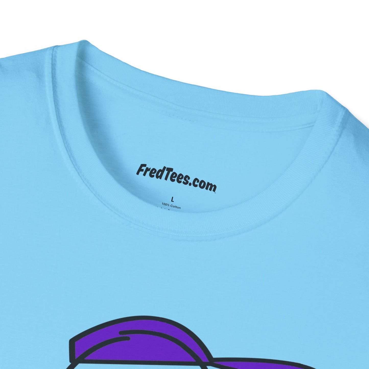 FRED is ready to PLAY BALL! His forever motto - HAVE FUN, PLAY HARD, DON’T QUIT! Purple Pinstripe