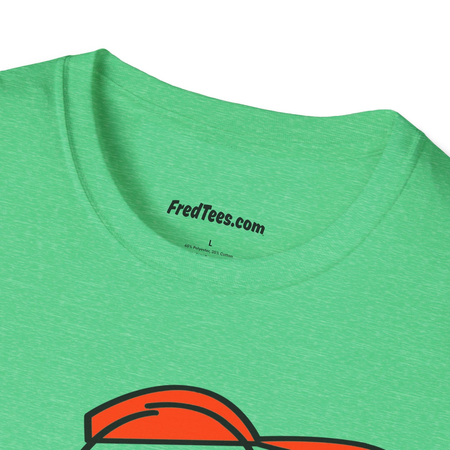 FRED is ready to PLAY BALL! His forever motto - HAVE FUN, PLAY HARD, DON’T QUIT! Orange & Black Pinstripe