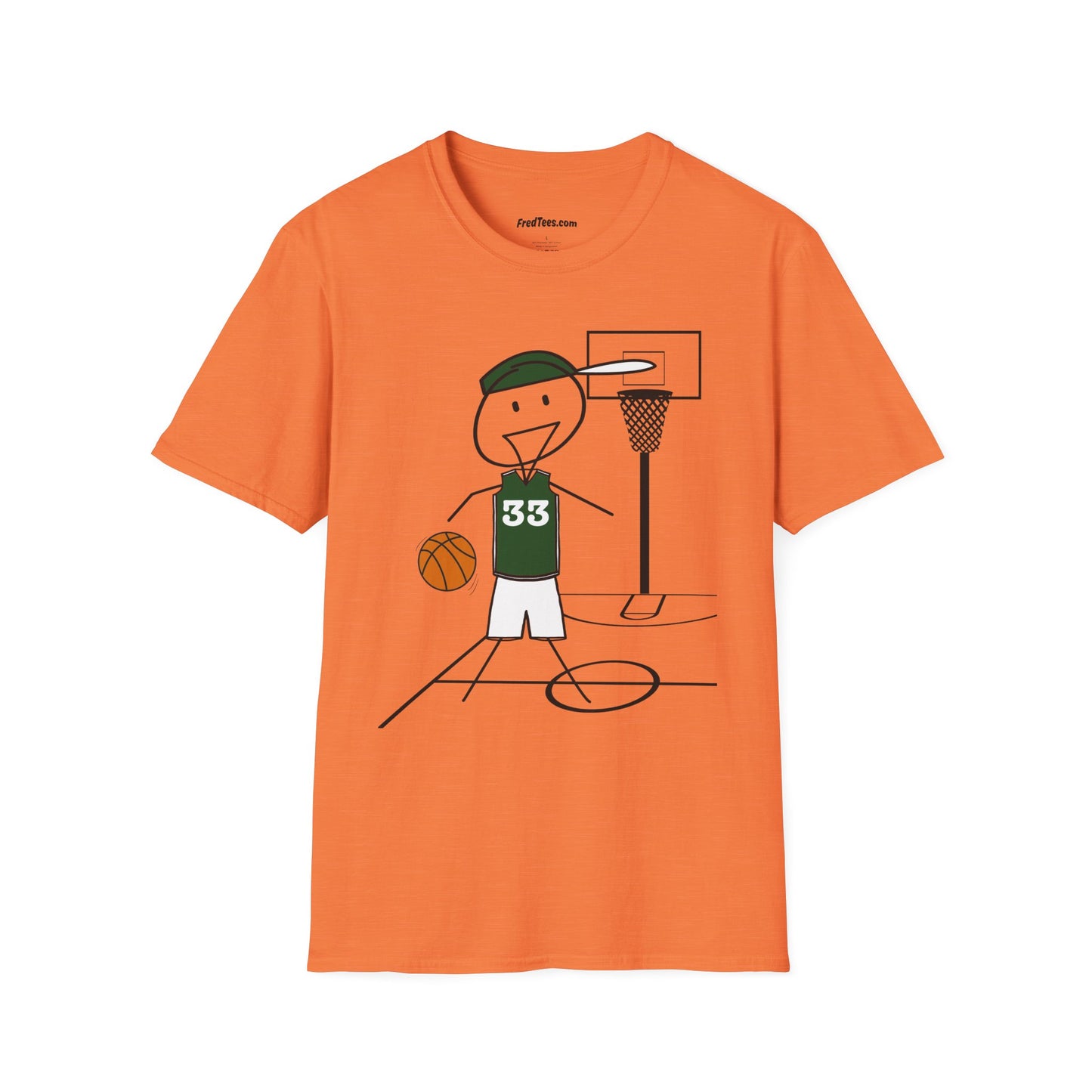 FRED is ready for the court! His forever motto - HAVE FUN, PLAY HARD, DON’T QUIT! Forest & White