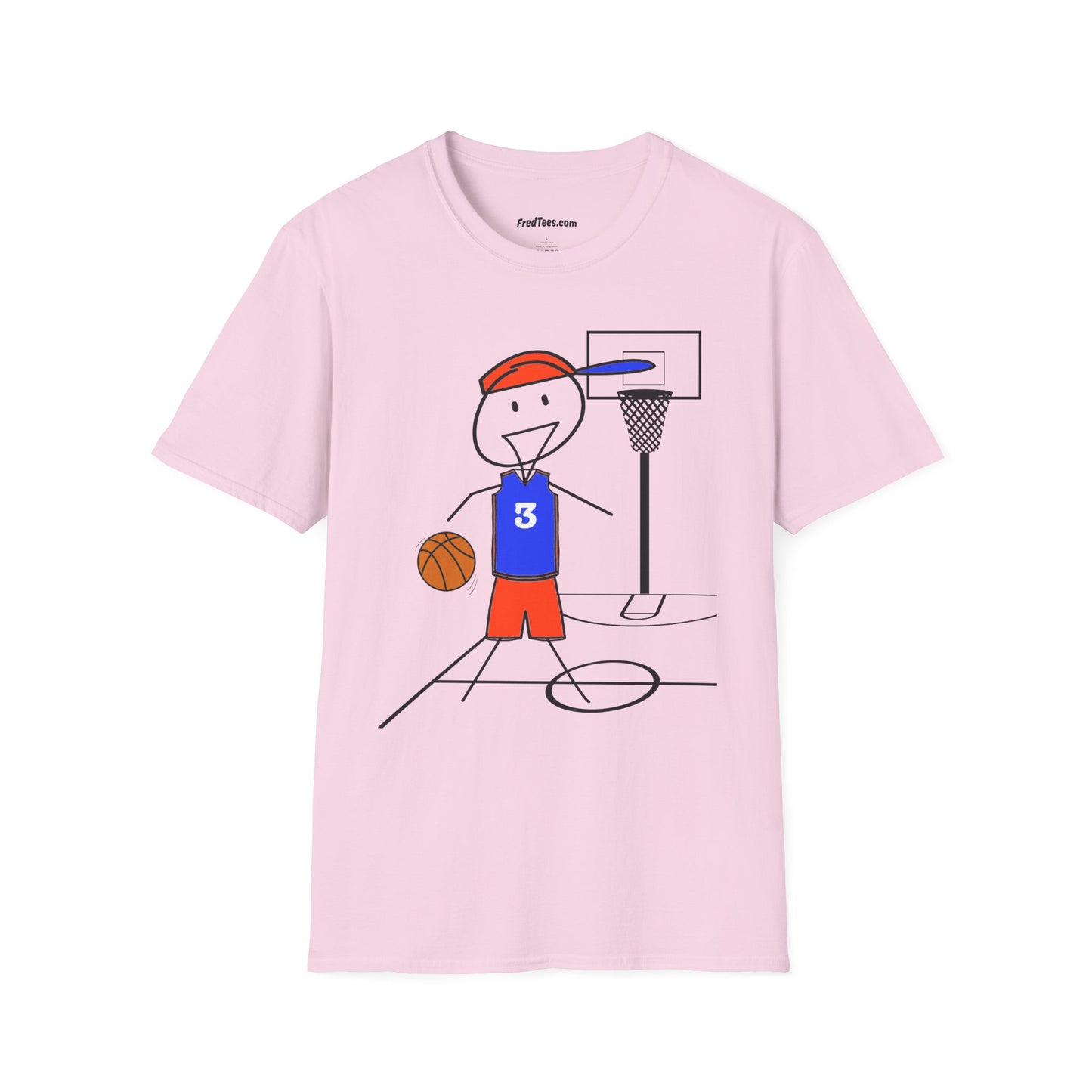 FRED is ready for the court! His forever motto - HAVE FUN, PLAY HARD, DON’T QUIT! More. Orange & Royal