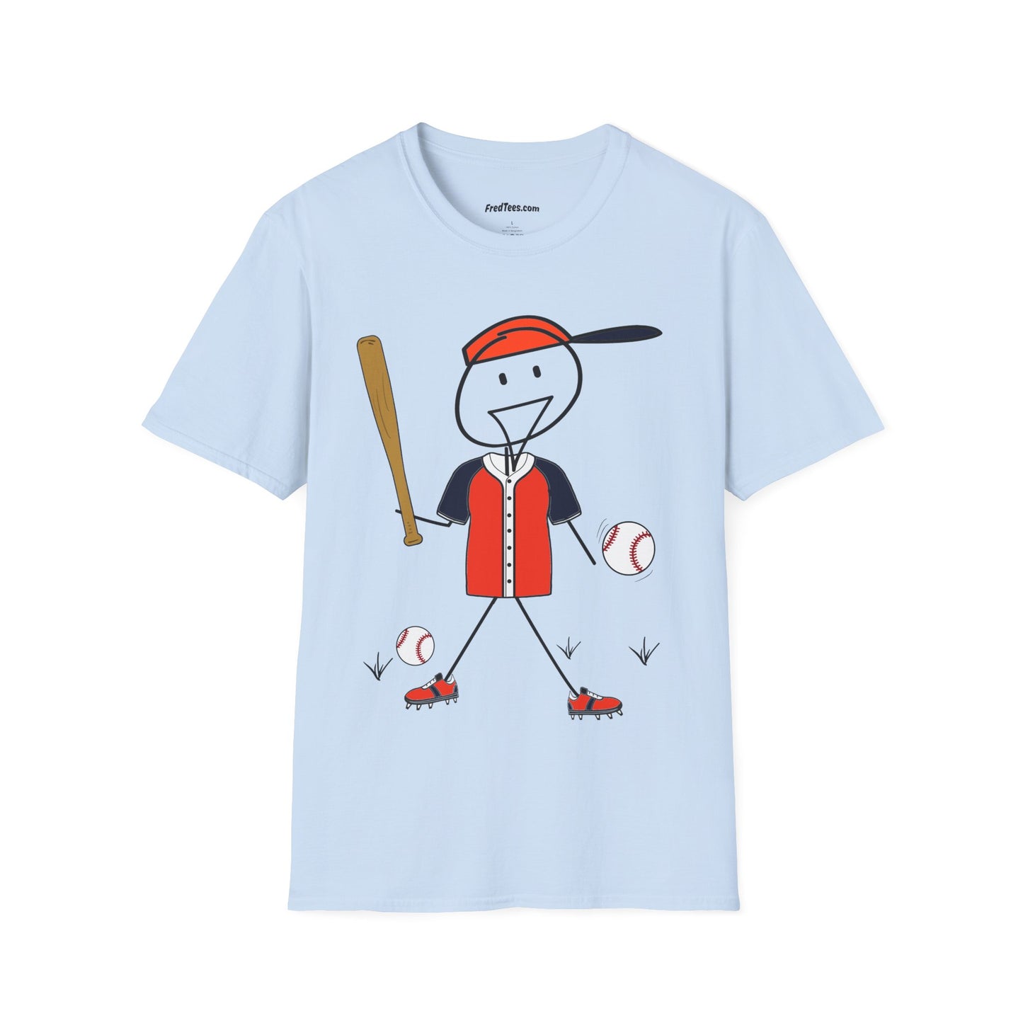 FRED is ready to PLAY BALL! His forever motto - HAVE FUN, PLAY HARD, DON’T QUIT! Orange & Navy