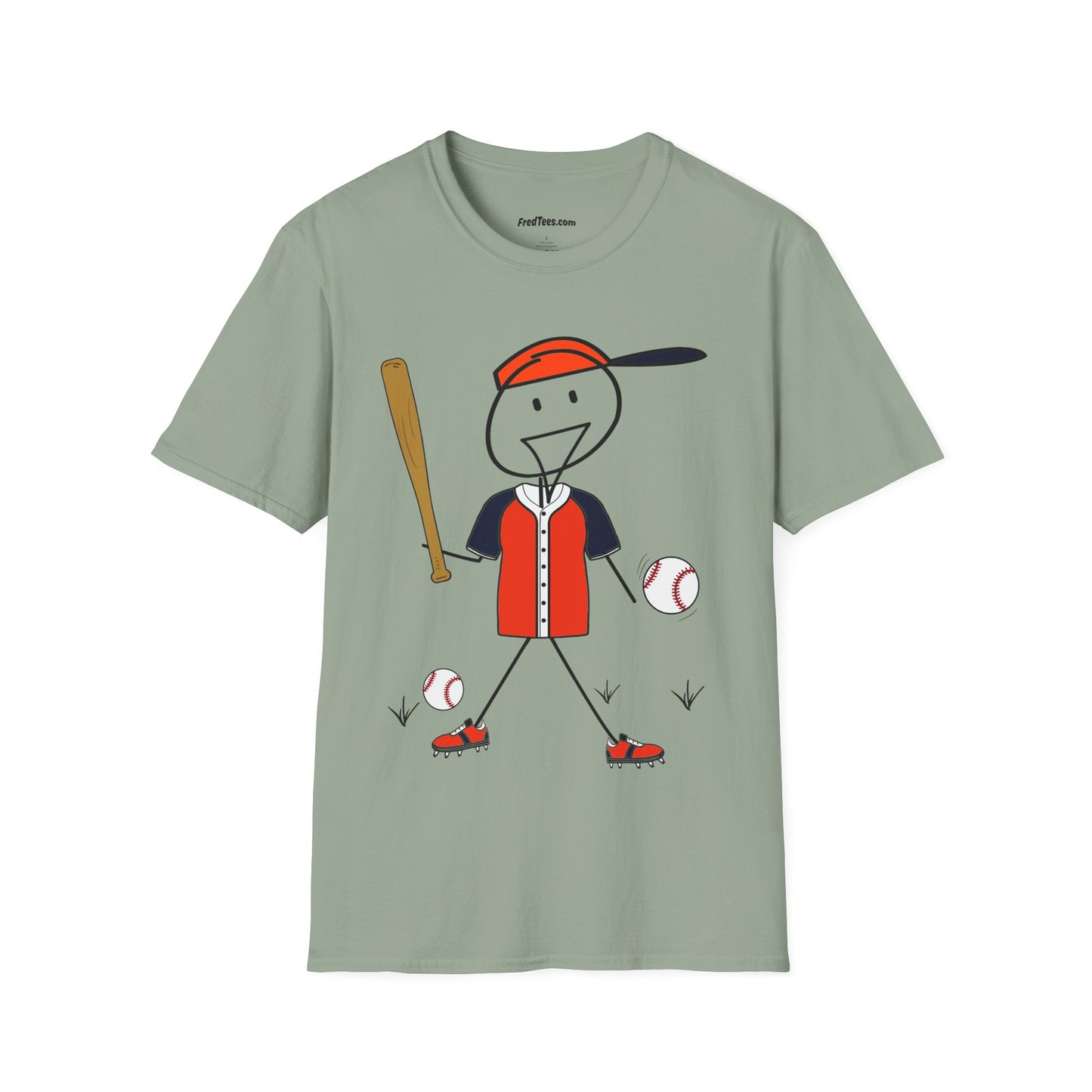 FRED is ready to PLAY BALL! His forever motto - HAVE FUN, PLAY HARD, DON’T QUIT! Orange & Navy