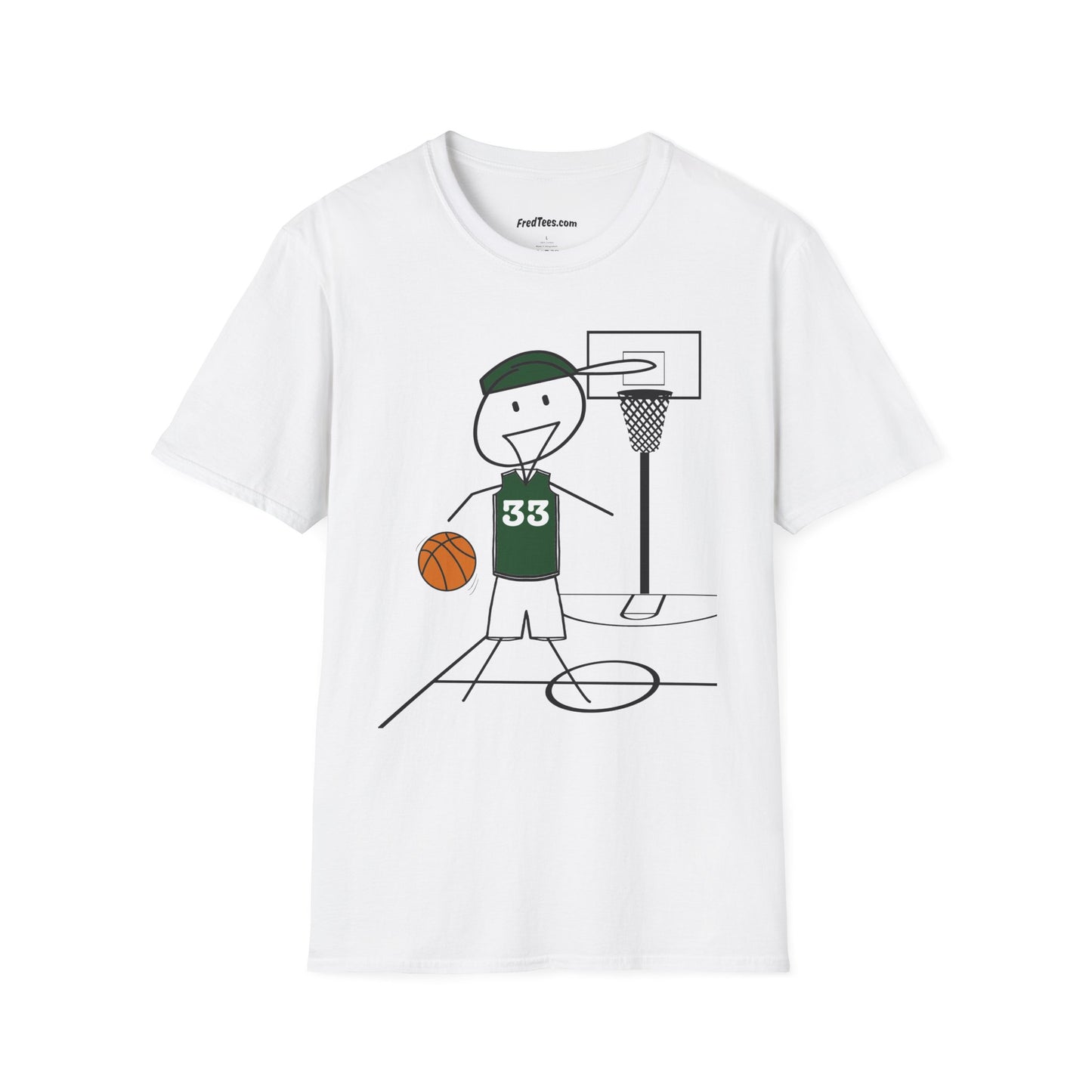FRED is ready for the court! His forever motto - HAVE FUN, PLAY HARD, DON’T QUIT! Forest & White