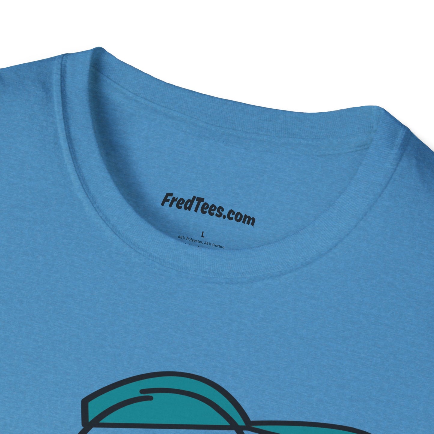 FRED is ready to PLAY BALL! His forever motto - HAVE FUN, PLAY HARD, DON’T QUIT! Teal & Black Pinstripe
