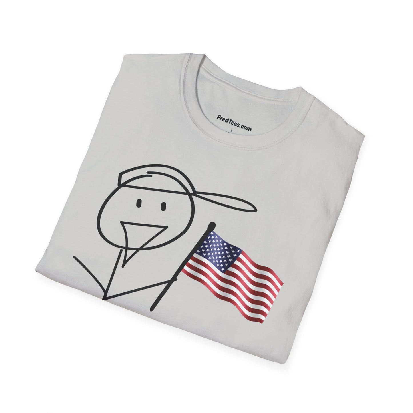 FRED is waving his flag! Celebrate America with FRED!