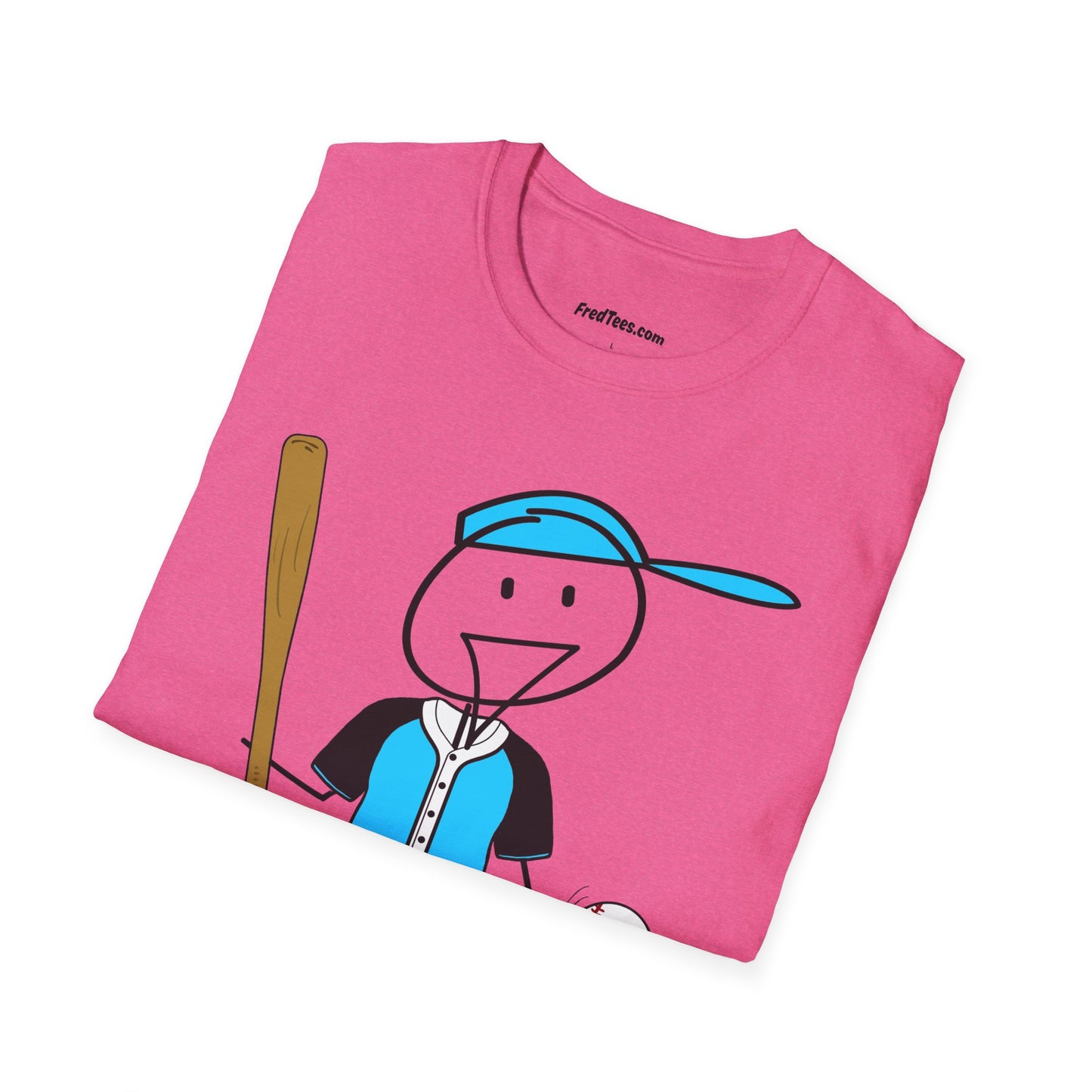 FRED is ready to PLAY BALL! His forever motto - HAVE FUN, PLAY HARD, DON’T QUIT! Sky Blue & Black