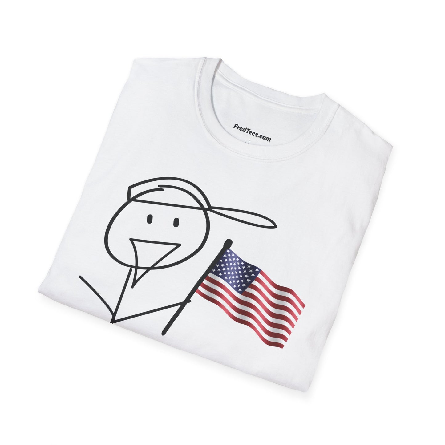 FRED is waving his flag! Celebrate America with FRED!