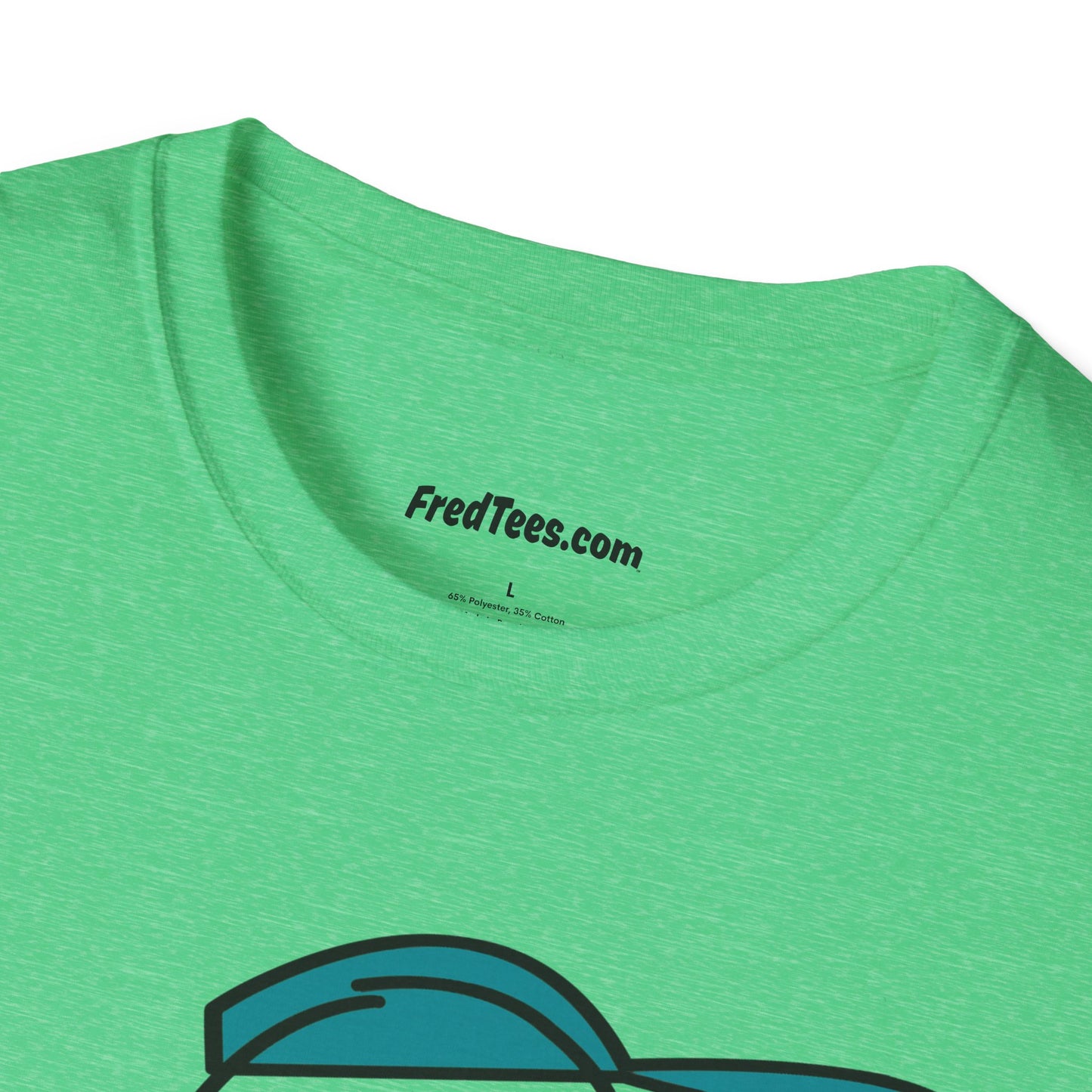 FRED is ready to PLAY BALL! His forever motto - HAVE FUN, PLAY HARD, DON’T QUIT! Teal & Black Pinstripe