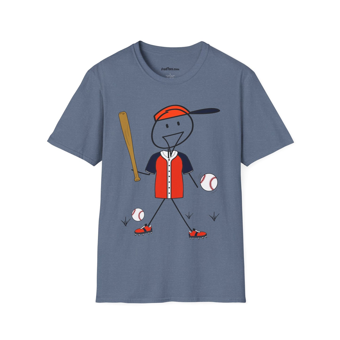 FRED is ready to PLAY BALL! His forever motto - HAVE FUN, PLAY HARD, DON’T QUIT! Orange & Navy