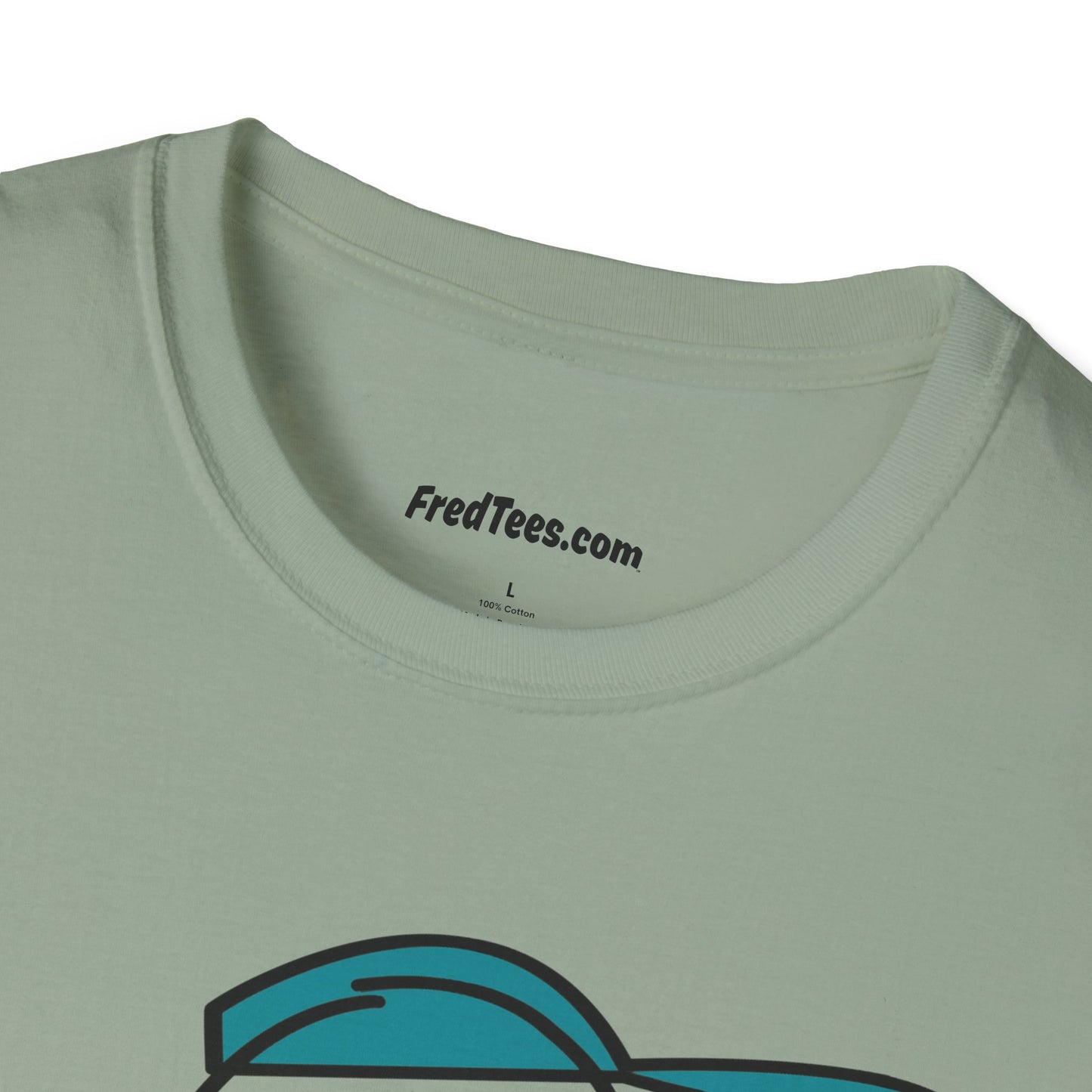FRED is ready to PLAY BALL! His forever motto - HAVE FUN, PLAY HARD, DON’T QUIT! Teal & Black Pinstripe