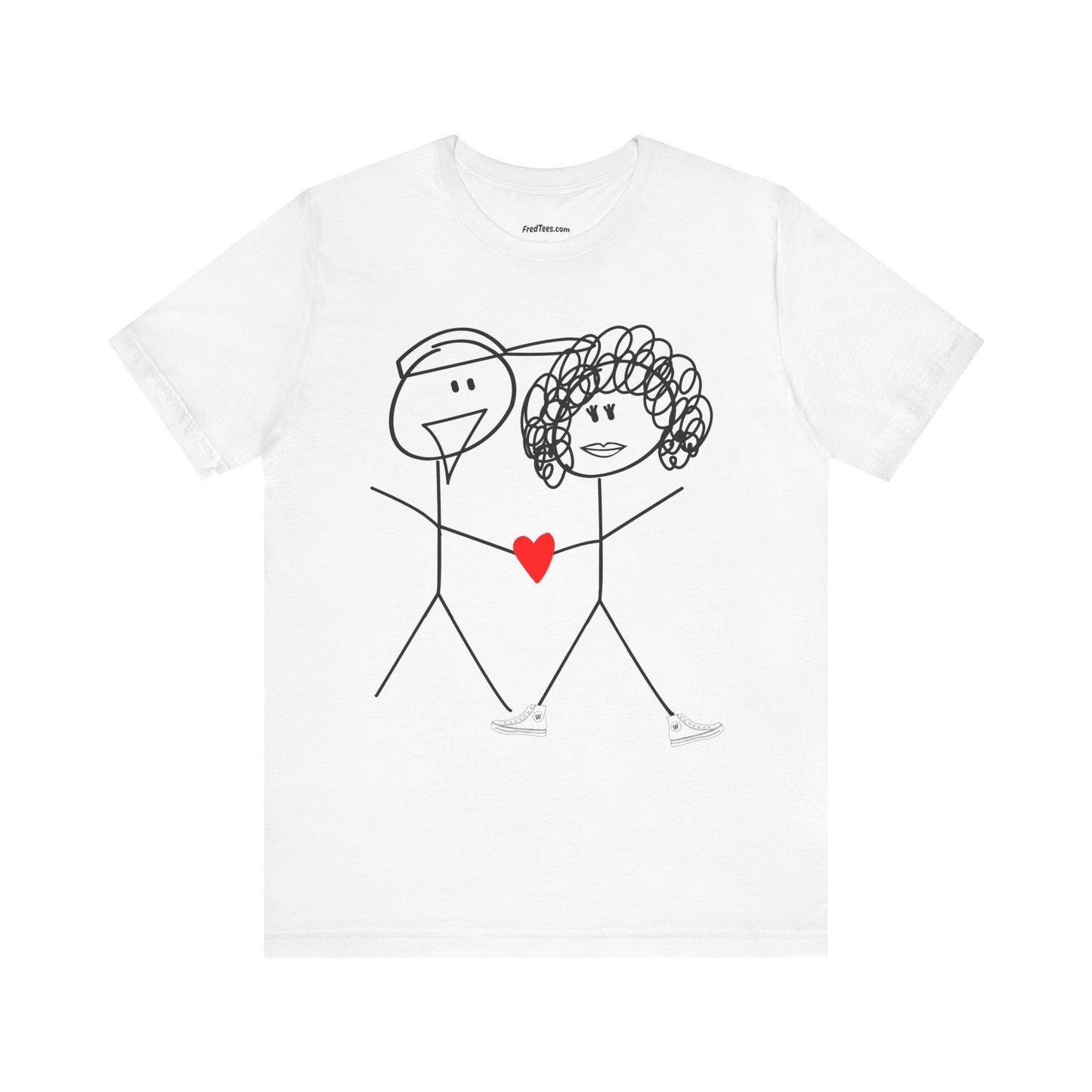 FRED and WENDI - the anniversary celebration shirt! LOVE is in the air! Bella+Canvas version