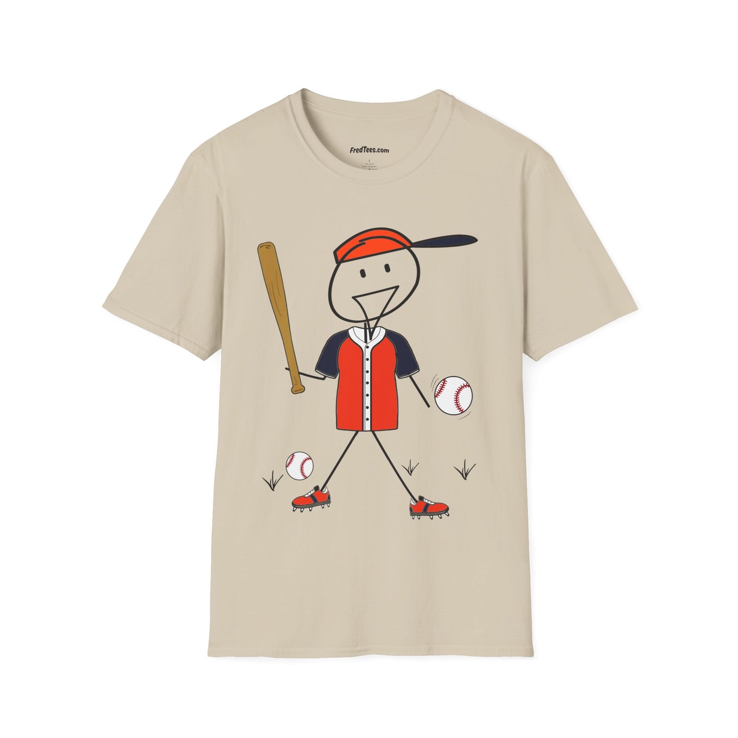 FRED is ready to PLAY BALL! His forever motto - HAVE FUN, PLAY HARD, DON’T QUIT! Orange & Navy