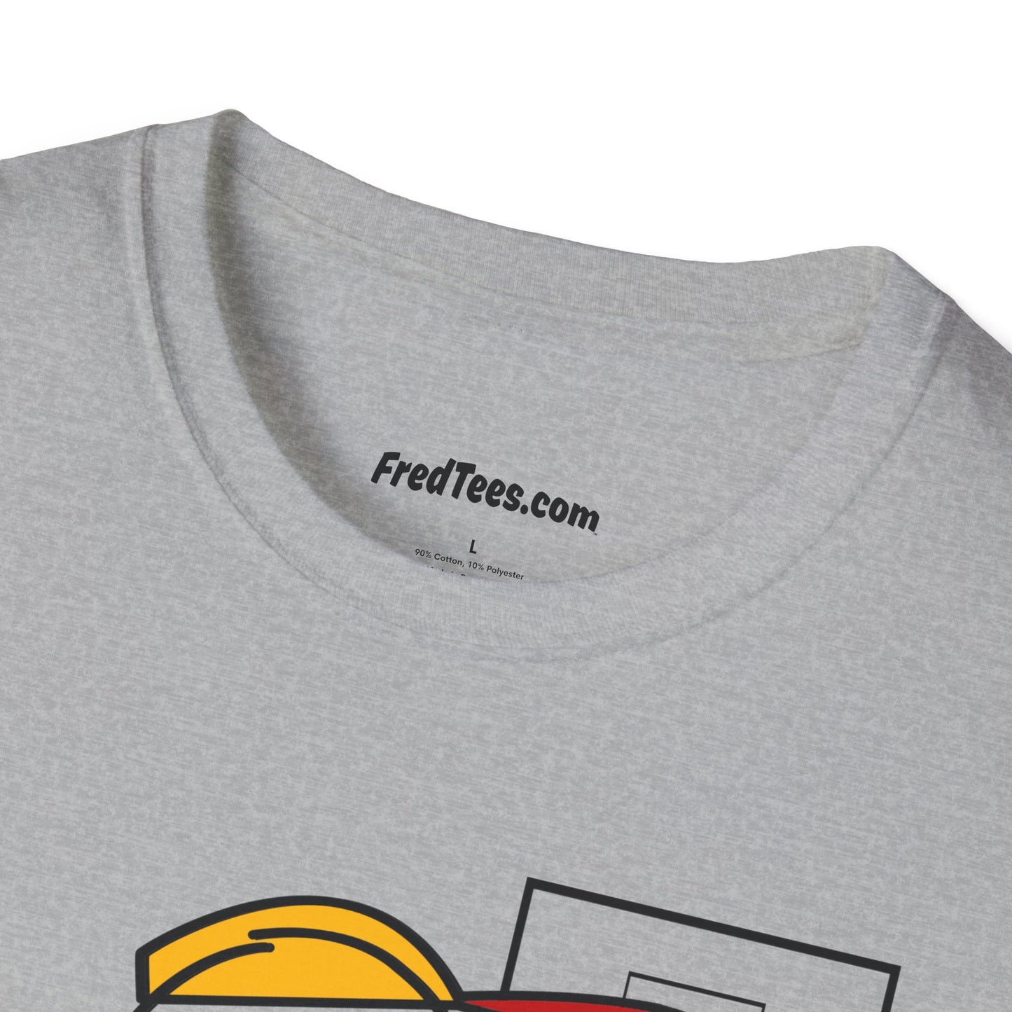 FRED is ready for the court! His forever motto - HAVE FUN, PLAY HARD, DON’T QUIT! Red & Yellow