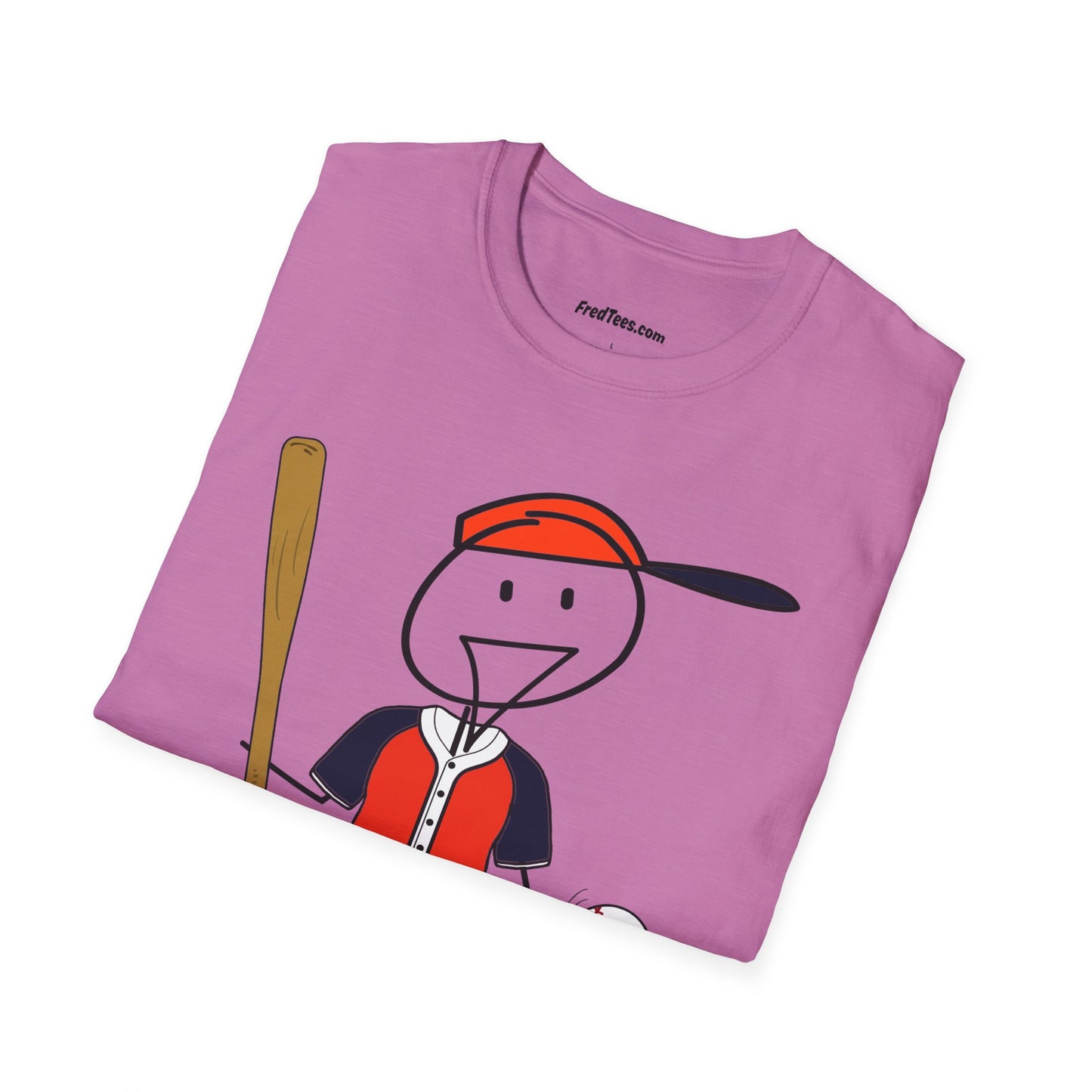 FRED is ready to PLAY BALL! His forever motto - HAVE FUN, PLAY HARD, DON’T QUIT! Orange & Navy