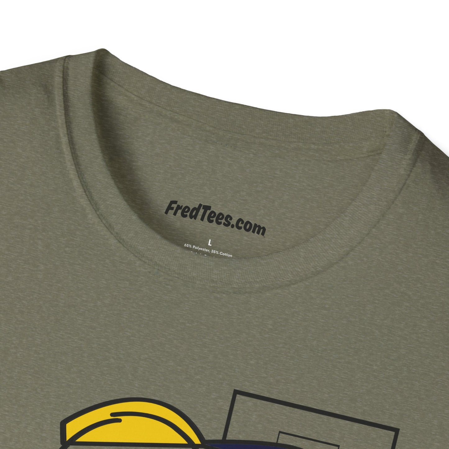 FRED is ready for the court! His forever motto - HAVE FUN, PLAY HARD, DON’T QUIT! Navy & Yellow