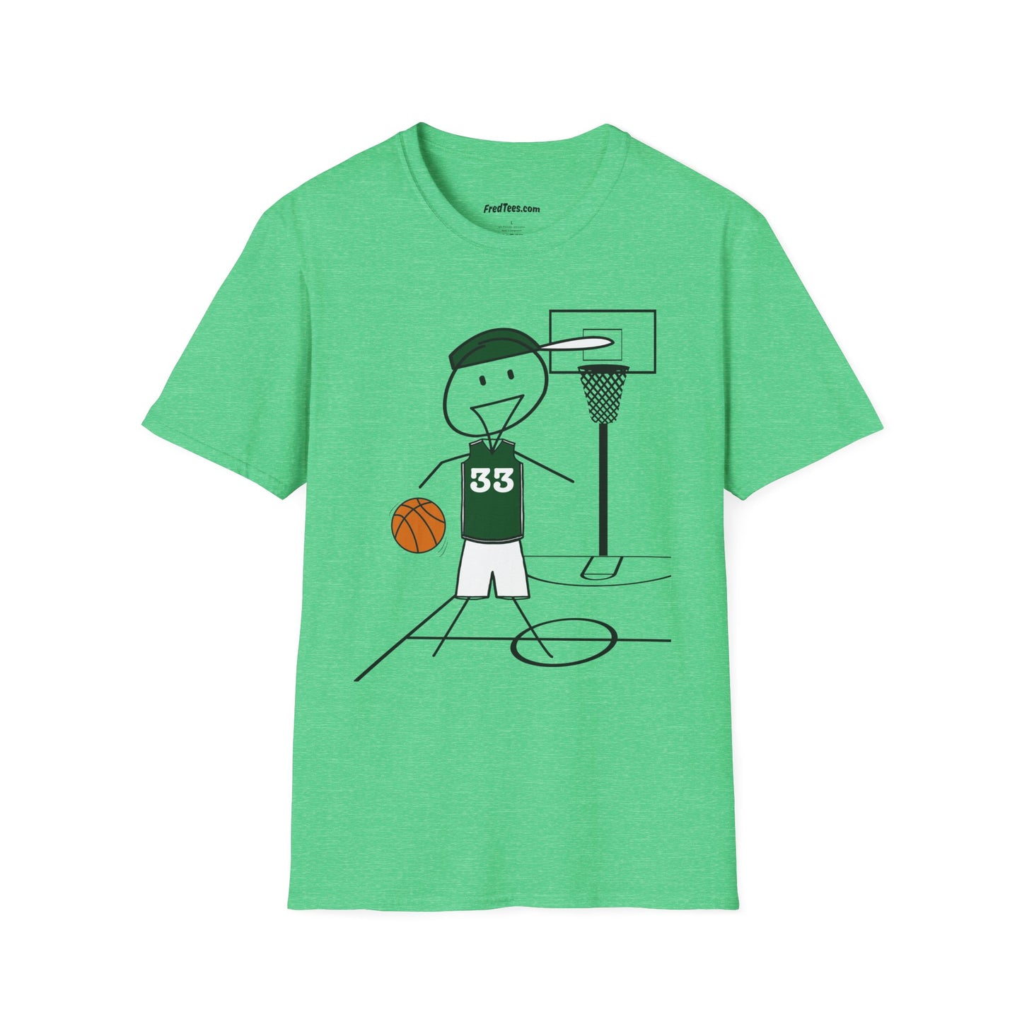 FRED is ready for the court! His forever motto - HAVE FUN, PLAY HARD, DON’T QUIT! Forest & White