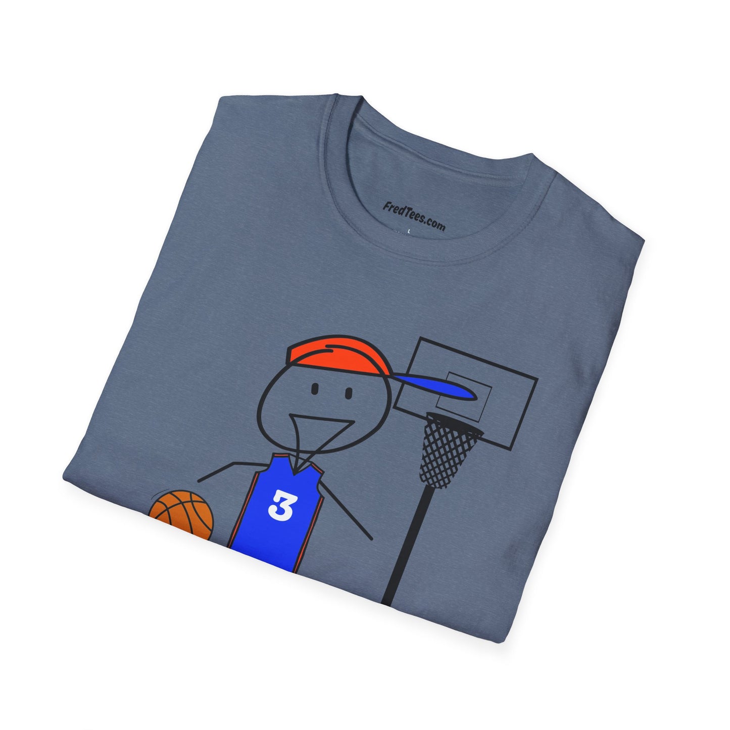 FRED is ready for the court! His forever motto - HAVE FUN, PLAY HARD, DON’T QUIT! More. Orange & Royal