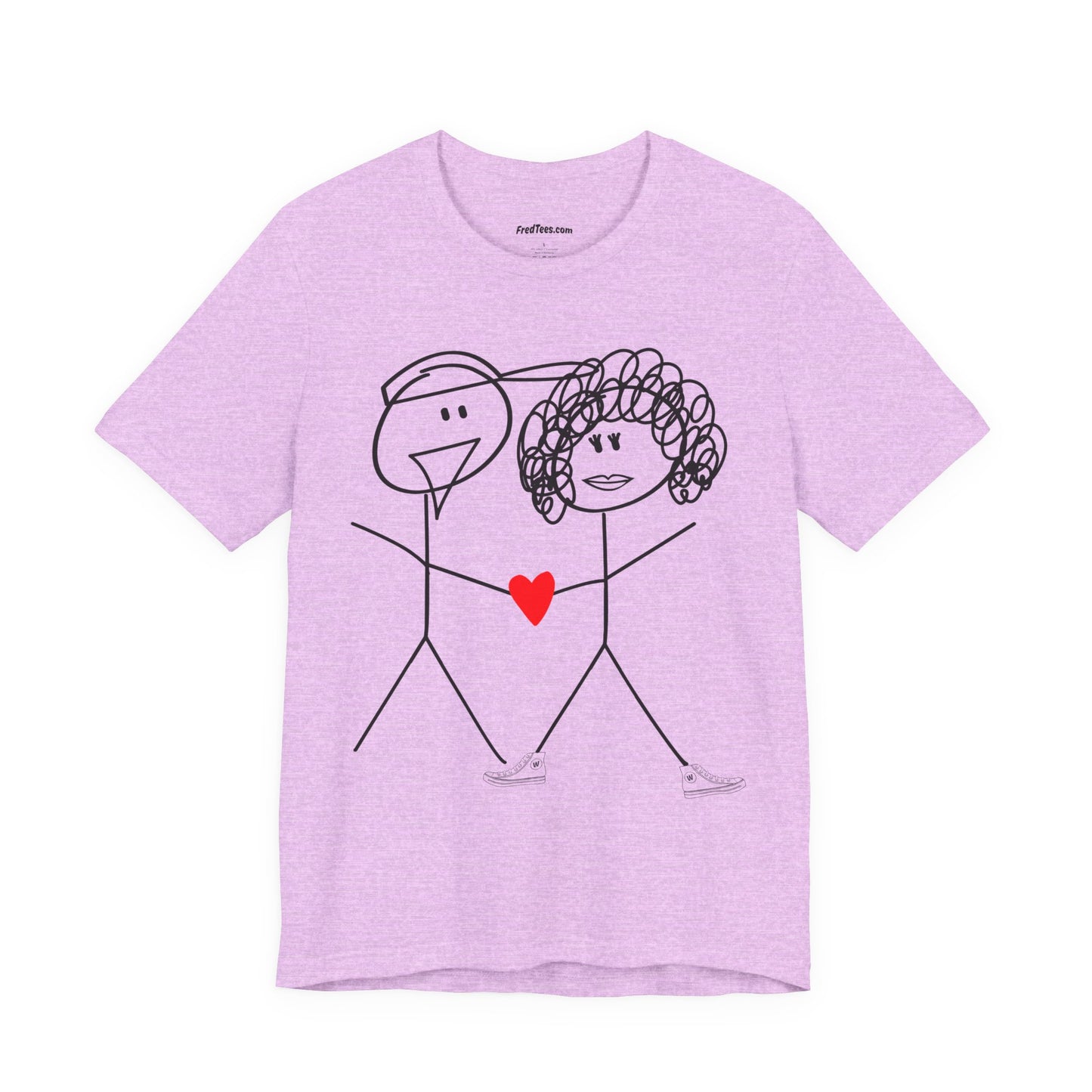 FRED and WENDI - the anniversary celebration shirt! LOVE is in the air! Bella+Canvas version
